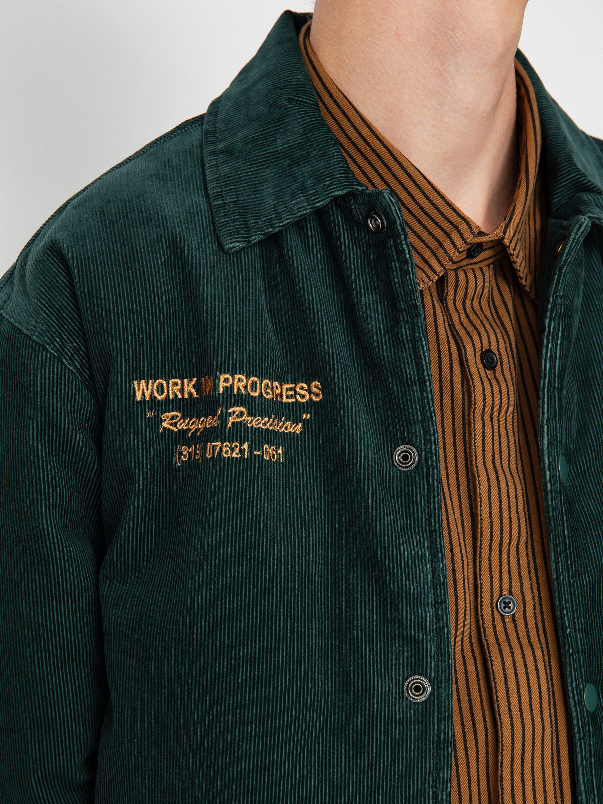 Carhartt WIP Rugged Letterman Jacket (discovery green/buckthorn)