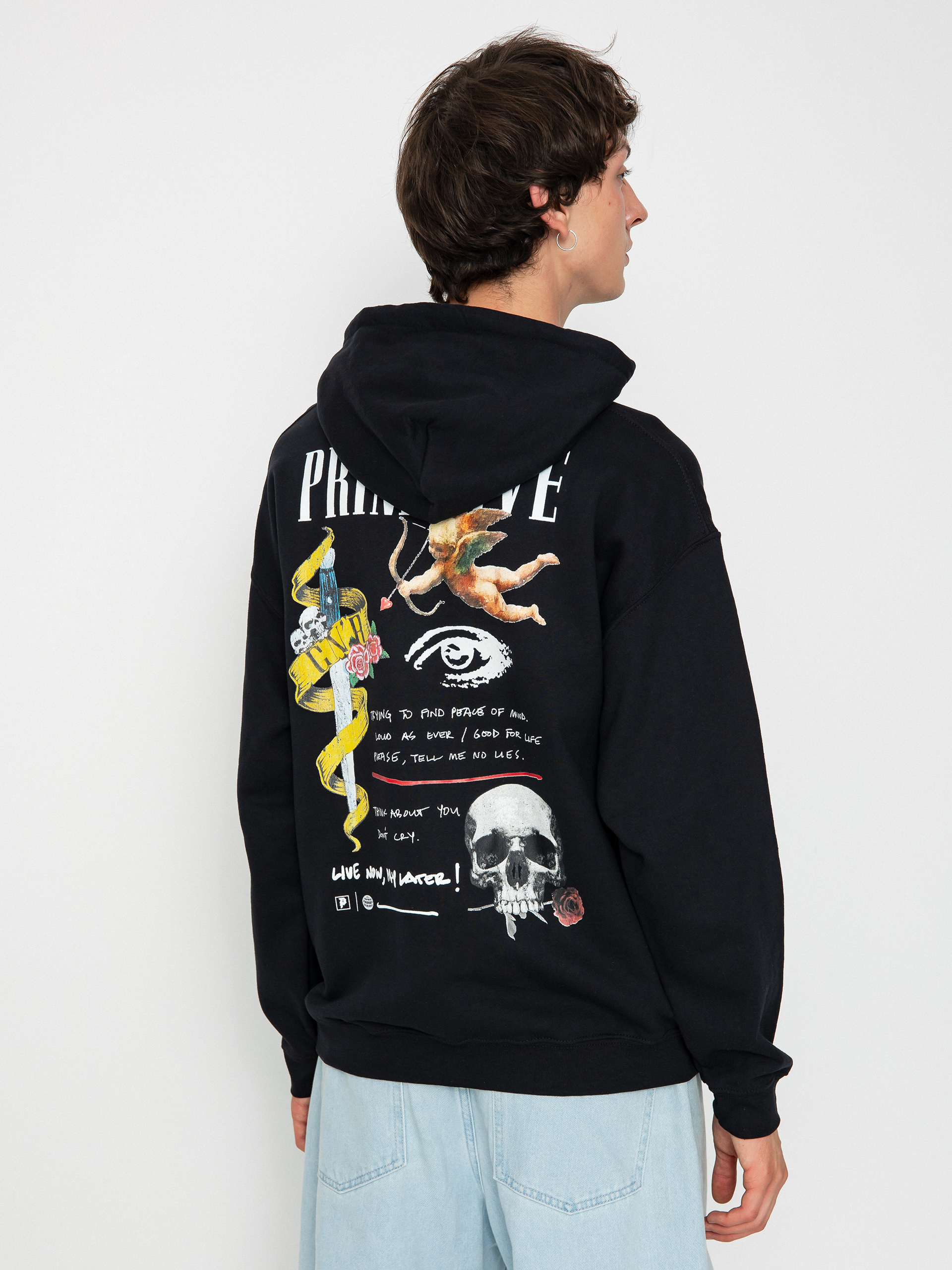 Primitive X Guns N' Roses Dont Cry HD Hoodie (black)