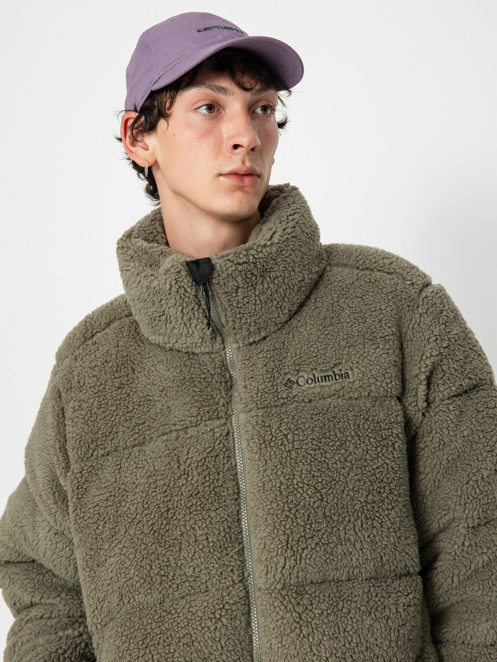 Columbia Puffect Sherpa Jacket (stone green)