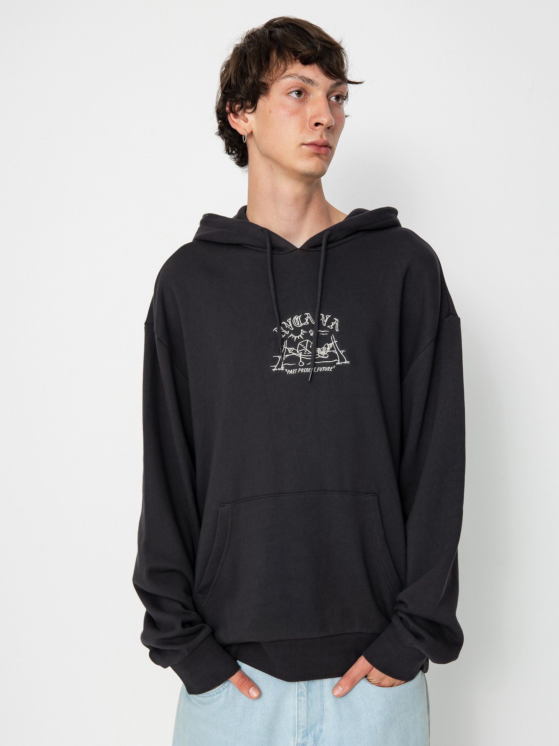 RVCA Pair HD Hoodie (washed black)