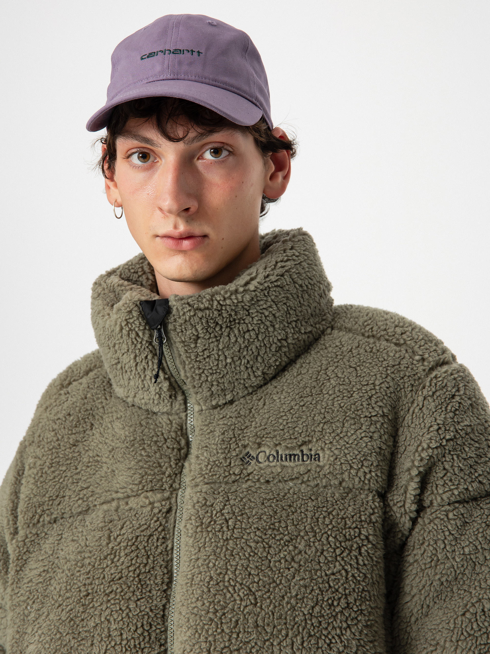 Columbia Puffect Sherpa Jacket (stone green)