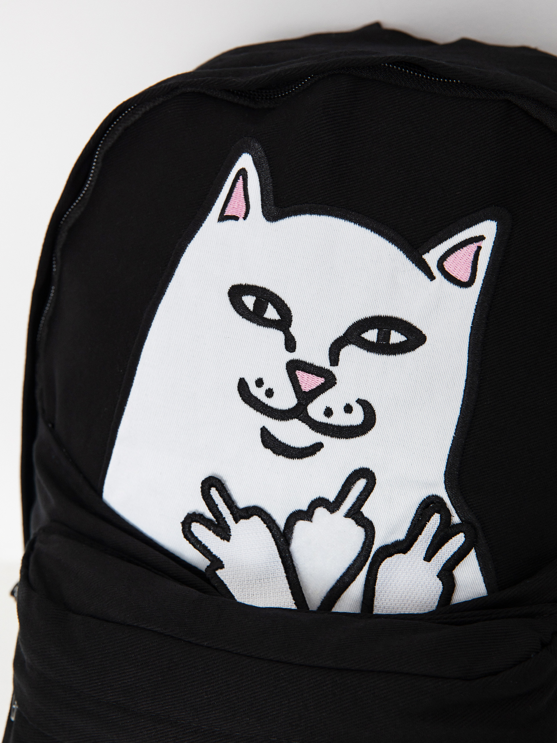 RipNDip Lord Nermal Velcro Hands Backpack (black)