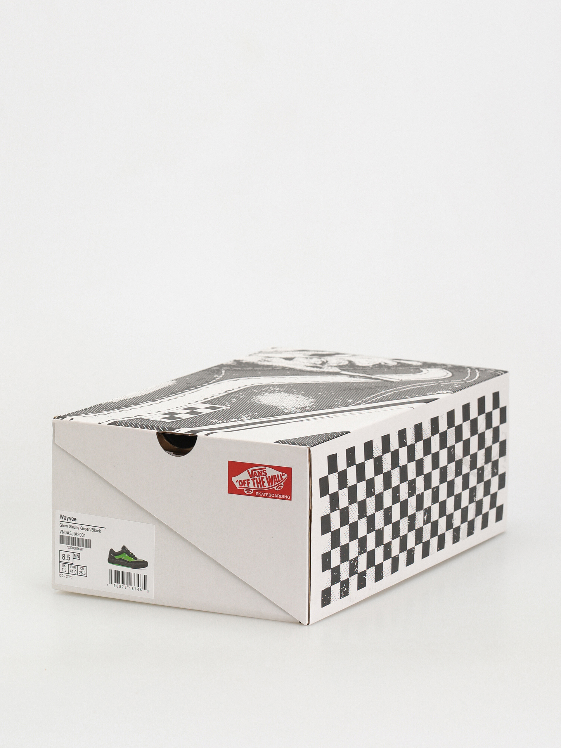 Vans Wayvee Schuhe (glow skulls green/black)