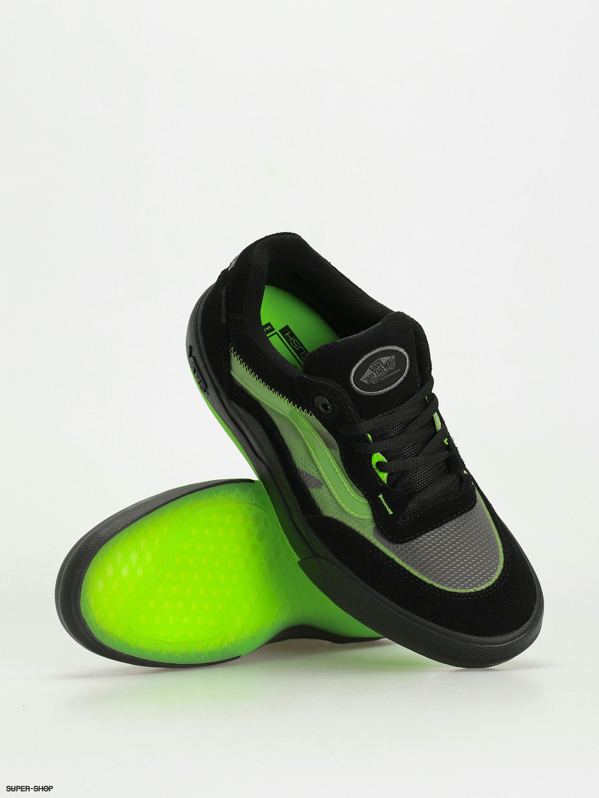 Vans Wayvee Shoes (glow skulls green/black)