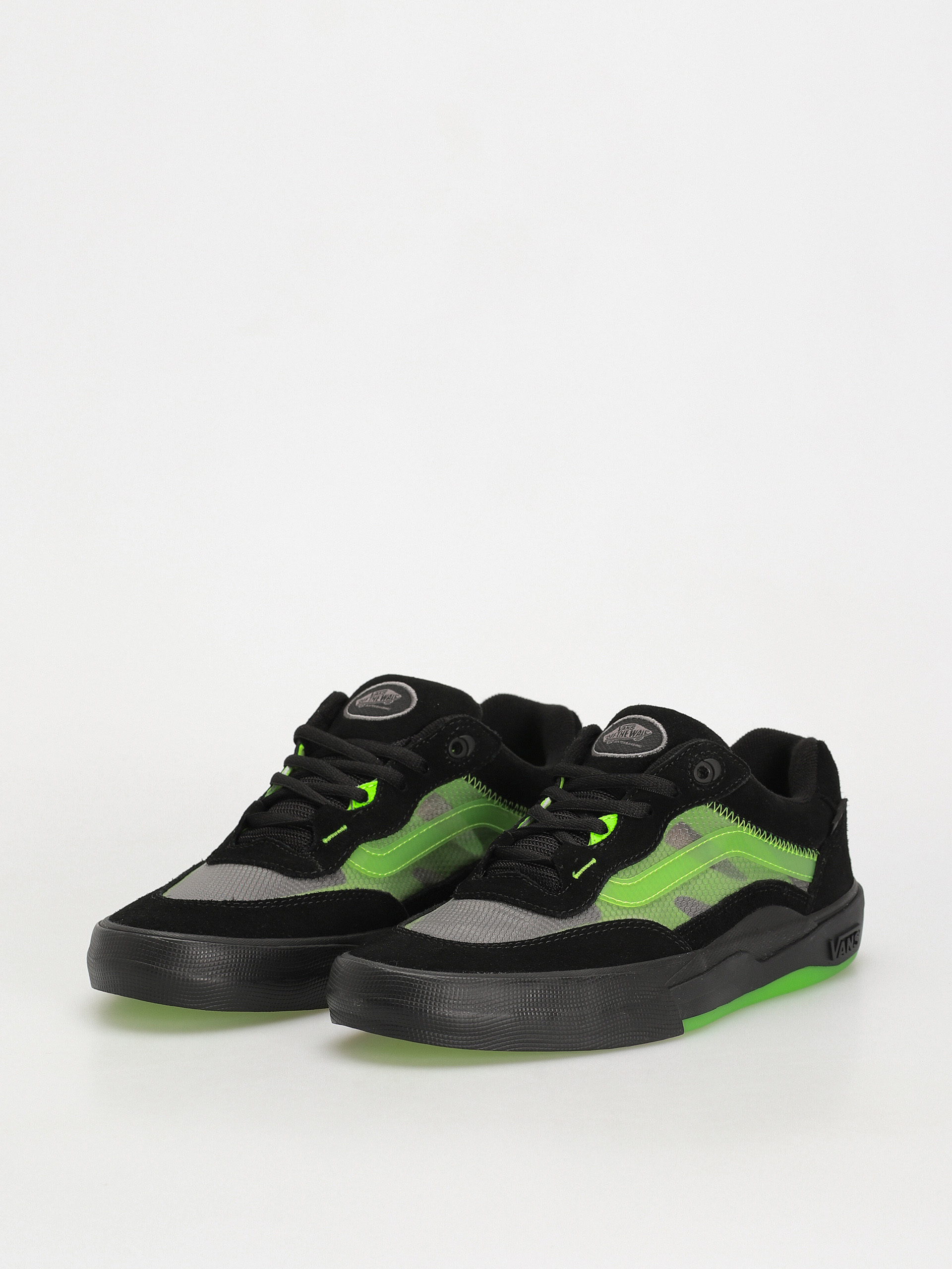 Vans Wayvee Shoes (glow skulls green/black)