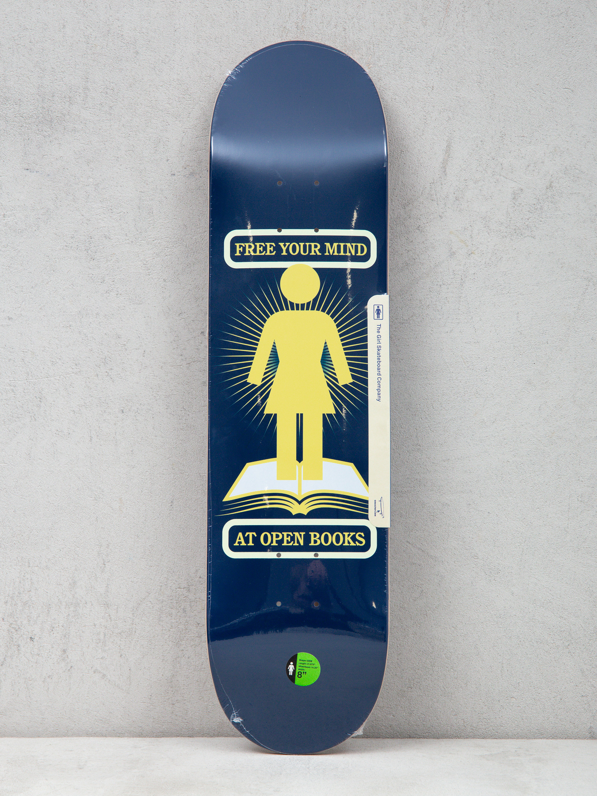 Girl Skateboard Bennett Open Book Deck (navy)
