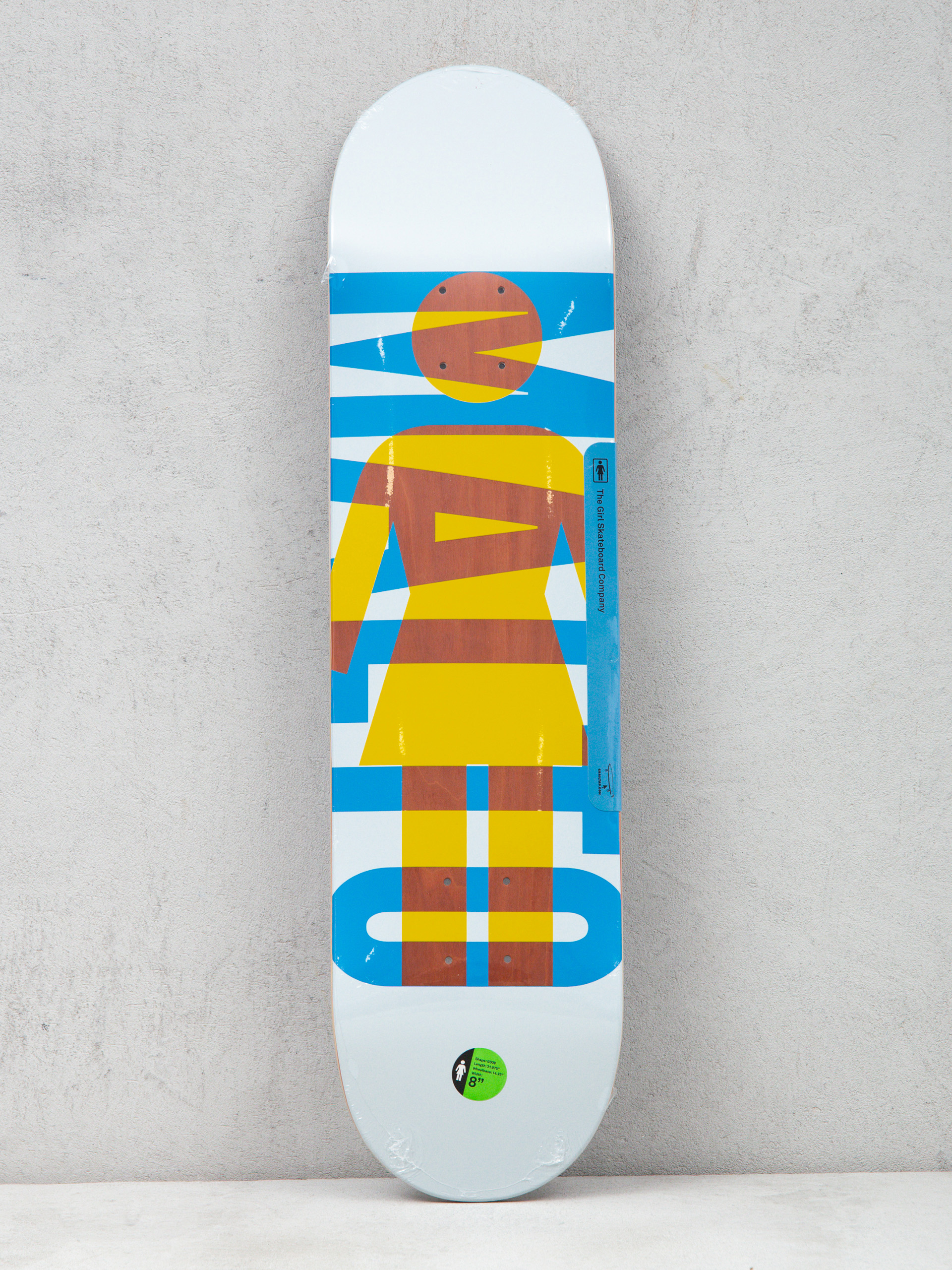 Girl Skateboard Malto Og Knockout Deck (white)