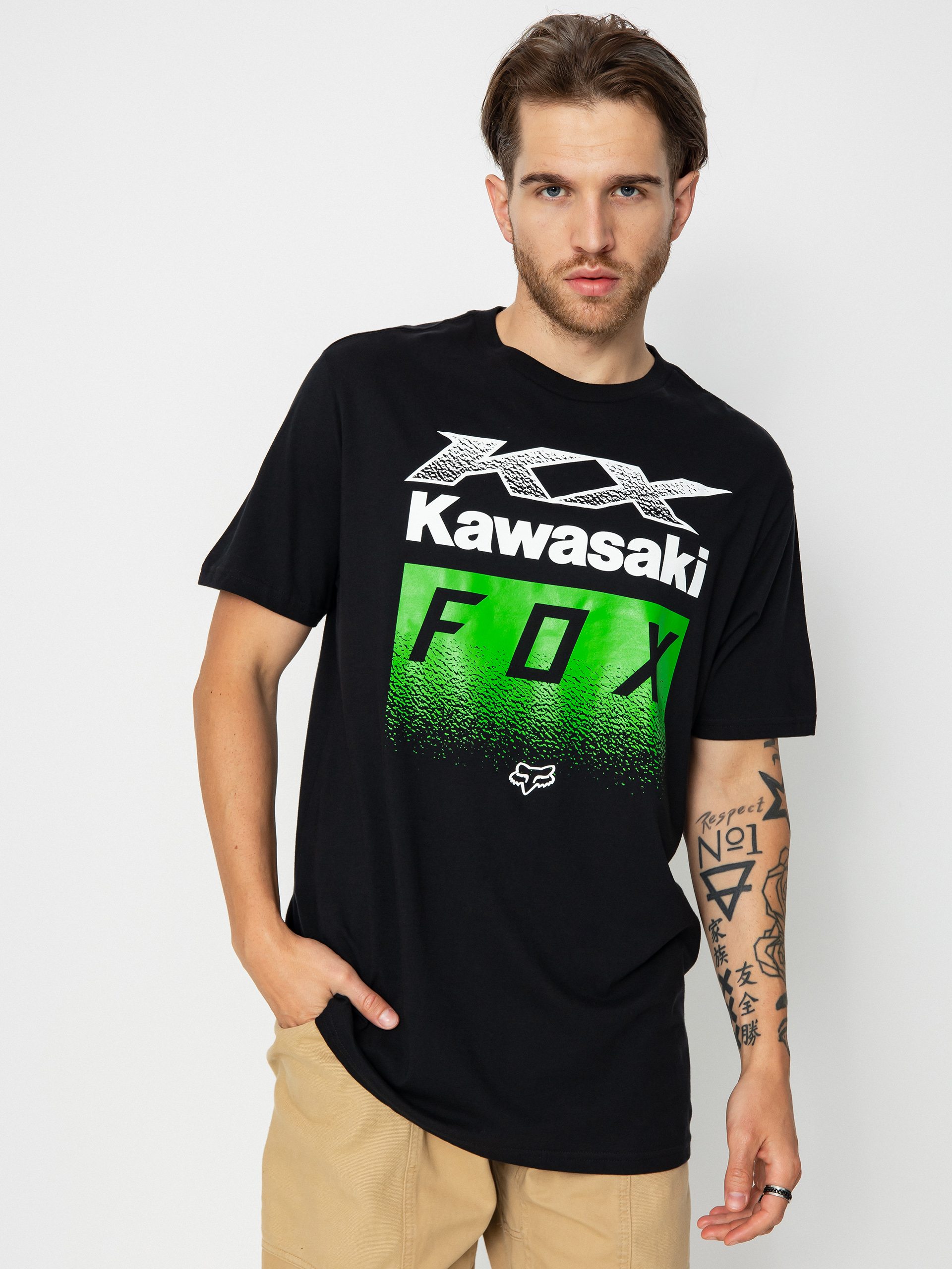 Fox X Kawi T-shirt (black)