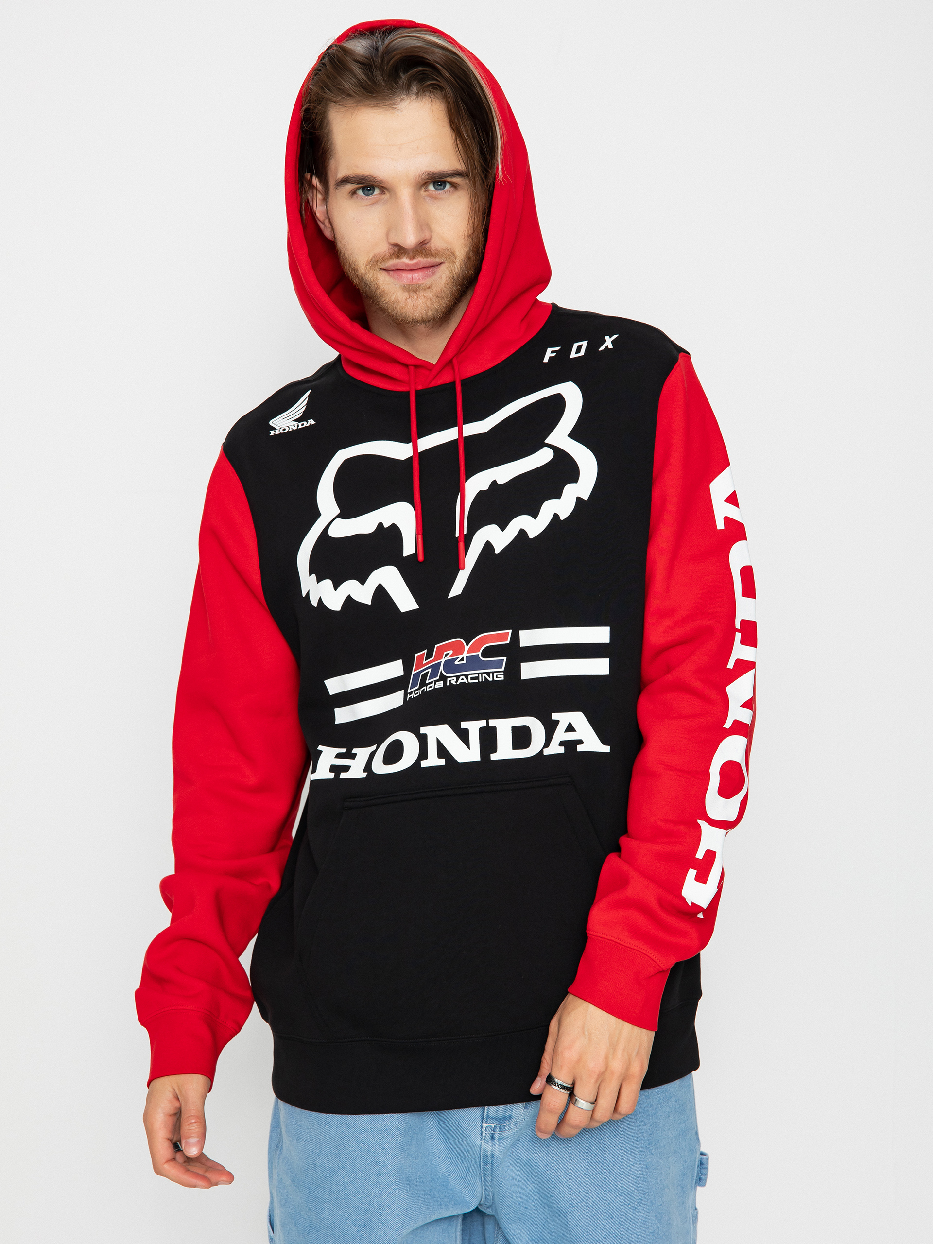 Fox Honda Flame HD Hoodie (red)