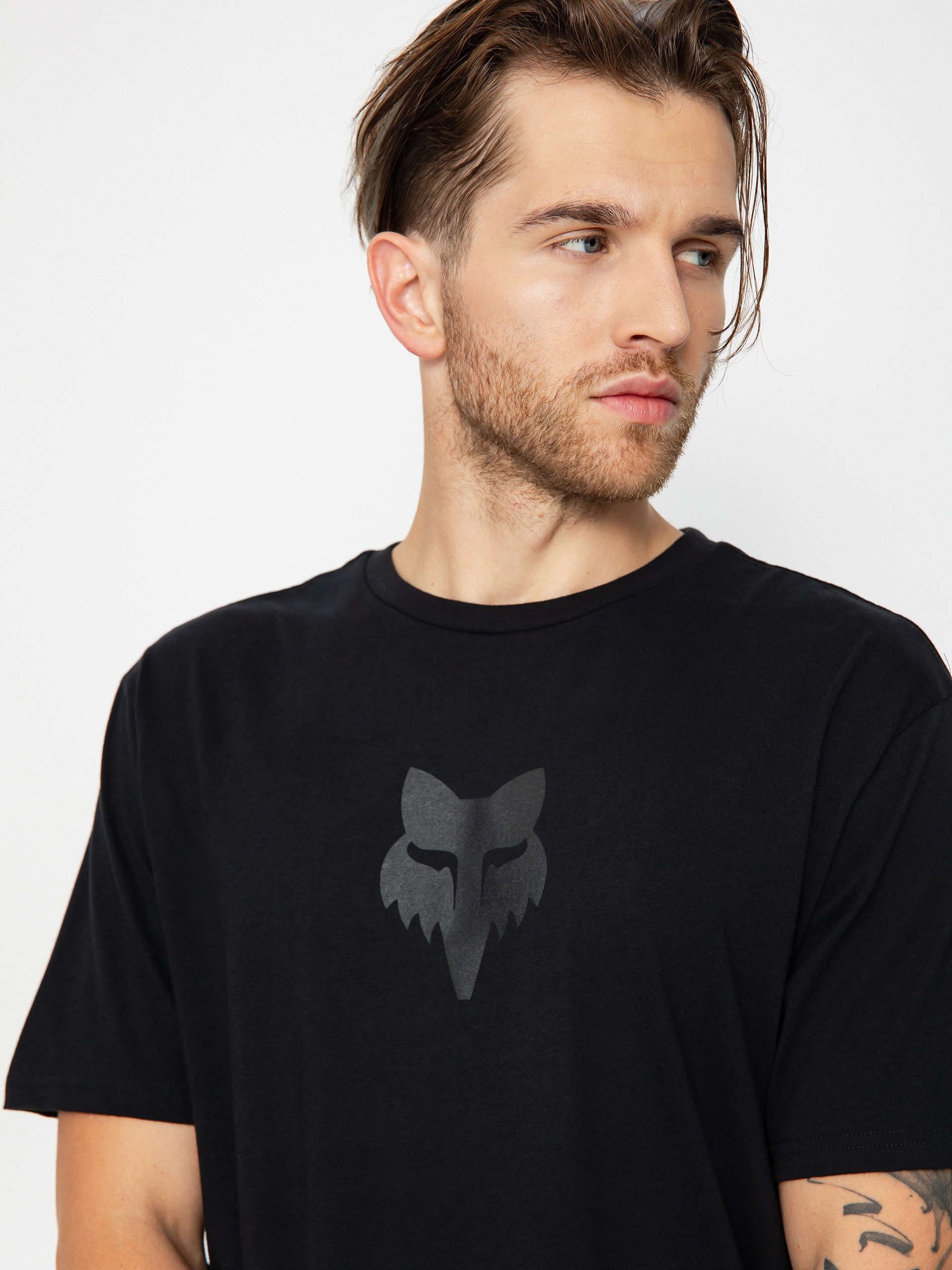 Fox Head T-shirt (black/black)