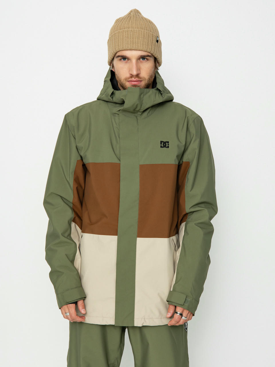 DC Defy Snowboardjacke (four leaf clover)