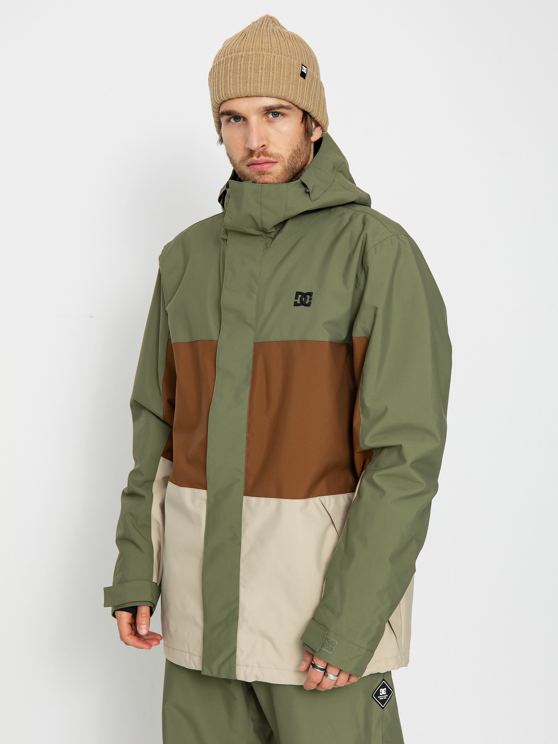 Mens DC Defy Snowboard jacket (four leaf clover)