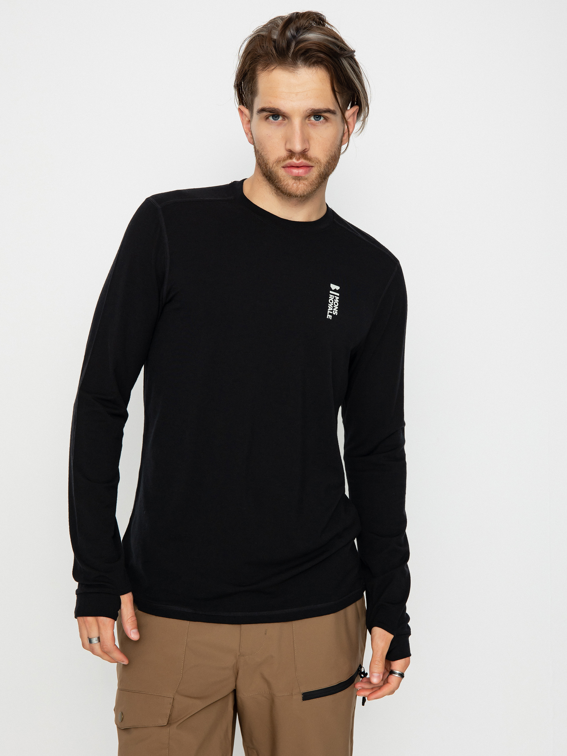 Mons Royale Cascade Merino Flex 200 Longsleeve (black)