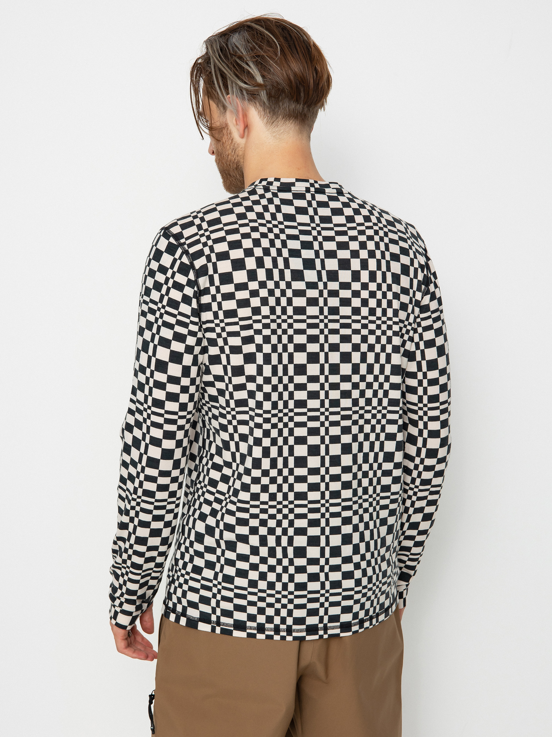 Mons Royale Cascade Merino Flex 200 Longsleeve (checkers)