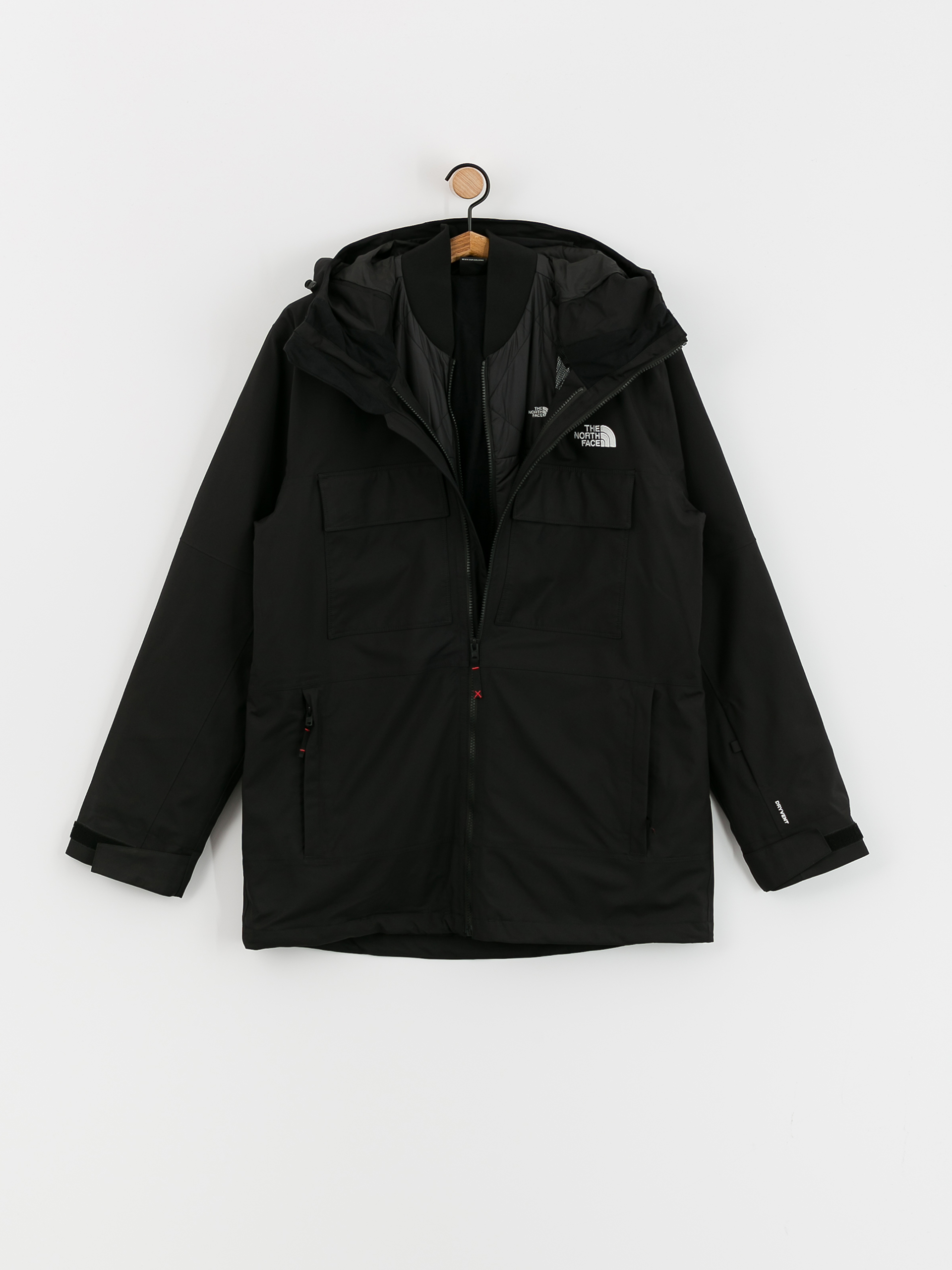 Mens The North Face Fourbarrel Triclimate Snowboard jacket (tnf black)