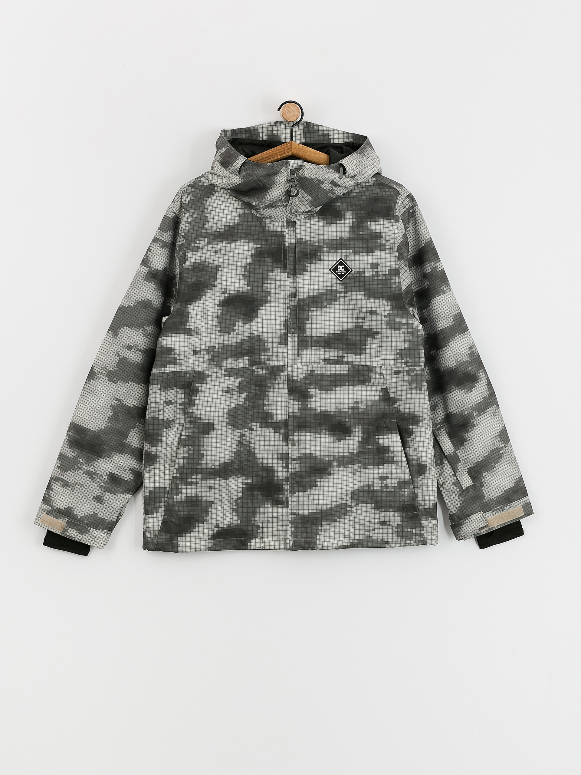 Mens DC Basis Print Snowboard jacket (cloud cover)