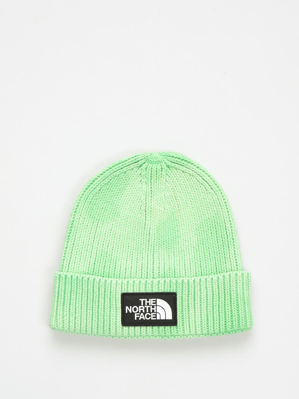 The North Face Dye Logo Box Beanie (chlorophyll green)