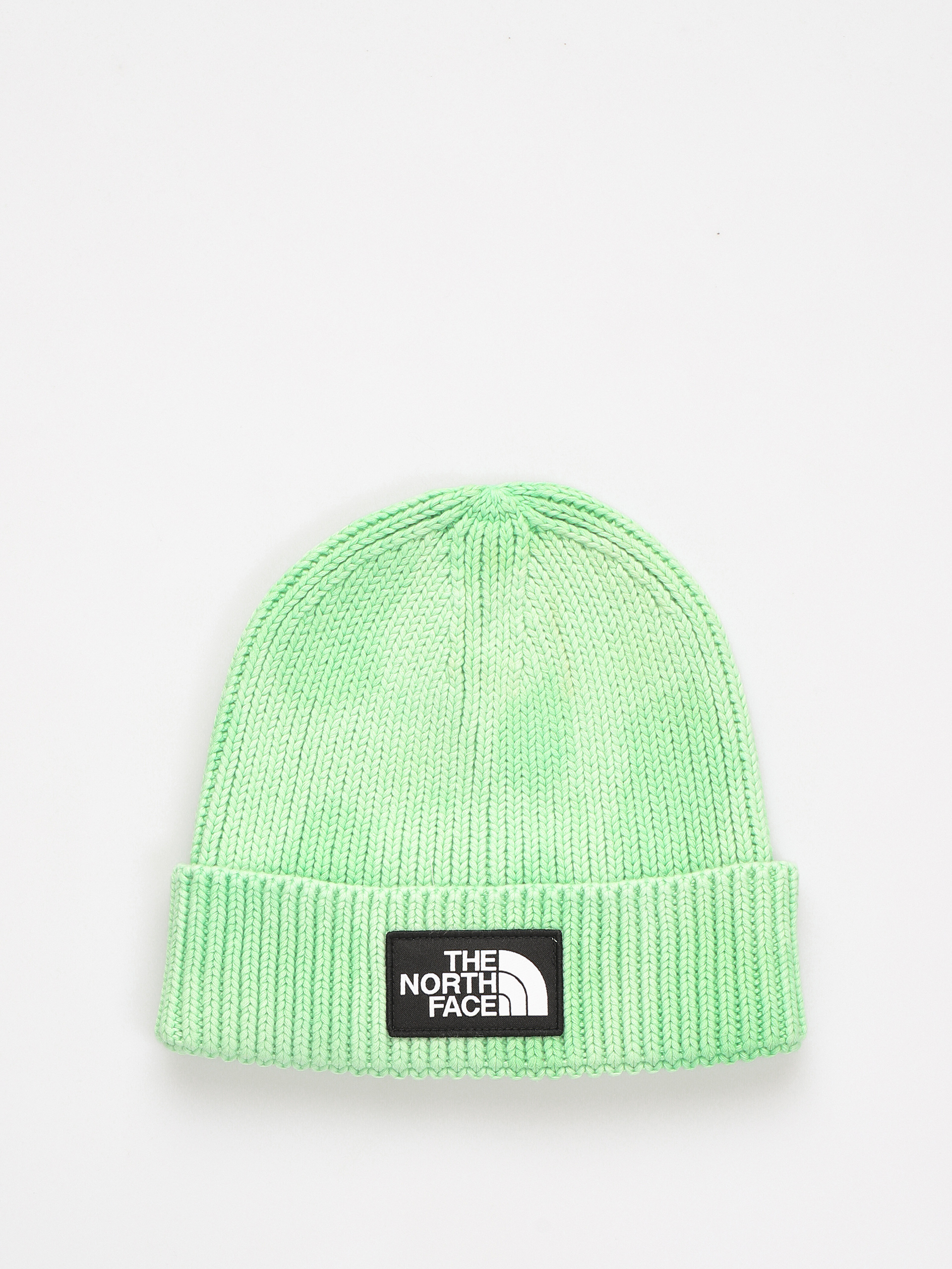 The North Face Dye Logo Box Mütze (chlorophyll green)