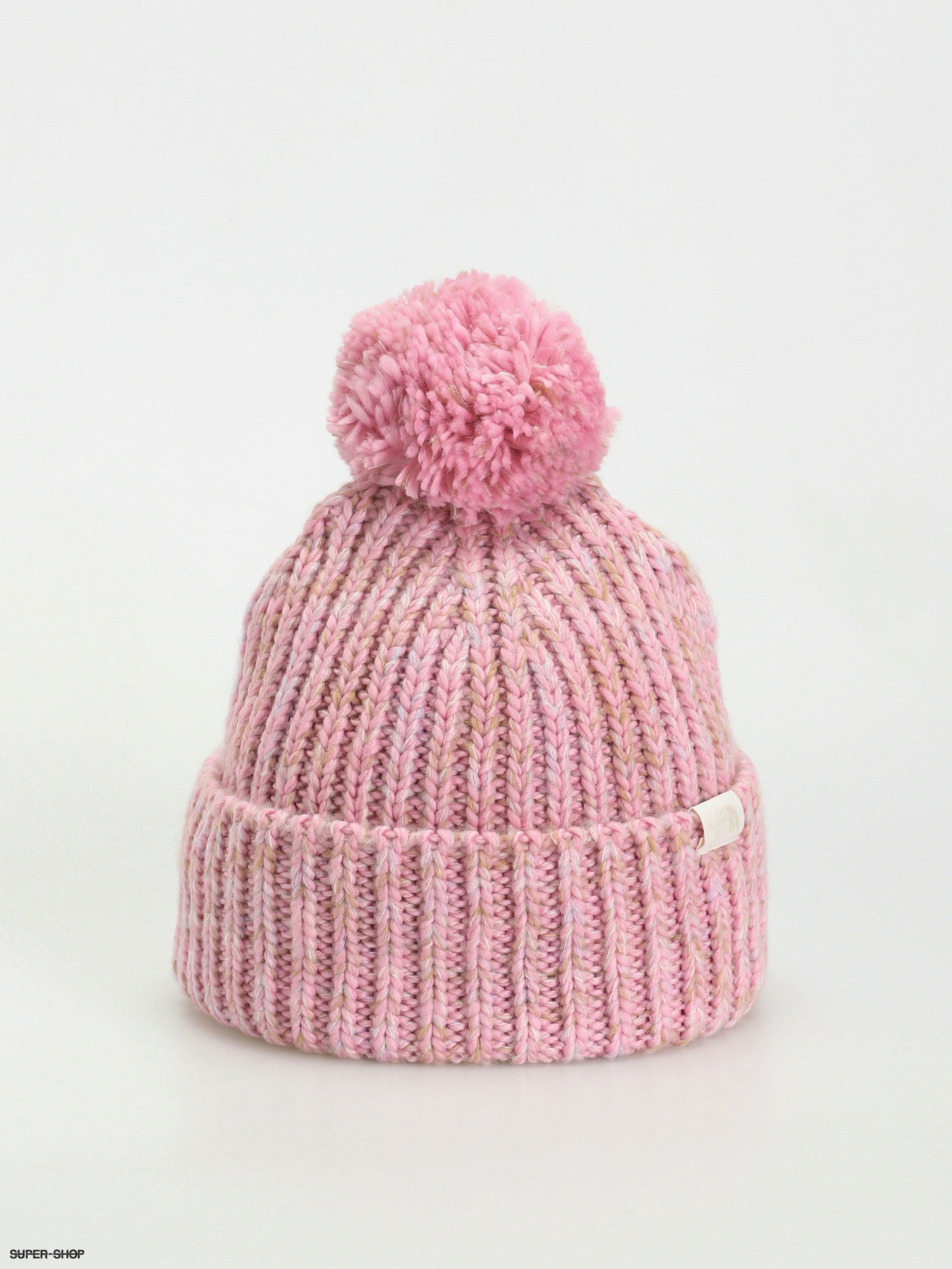 Pink north cheap face hat