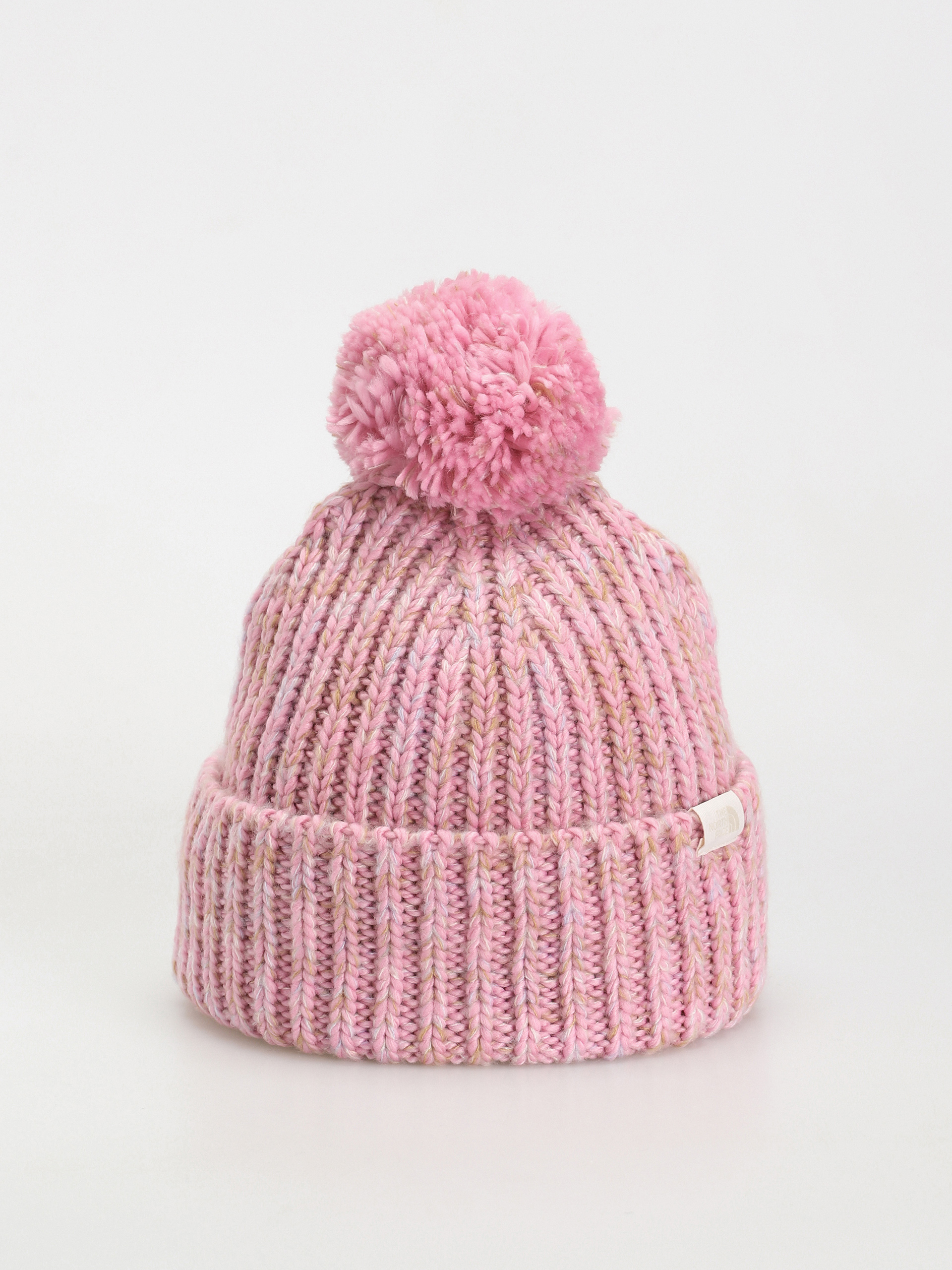 The North Face Cozy Chunky Beanie (orchid pink/multi-color)