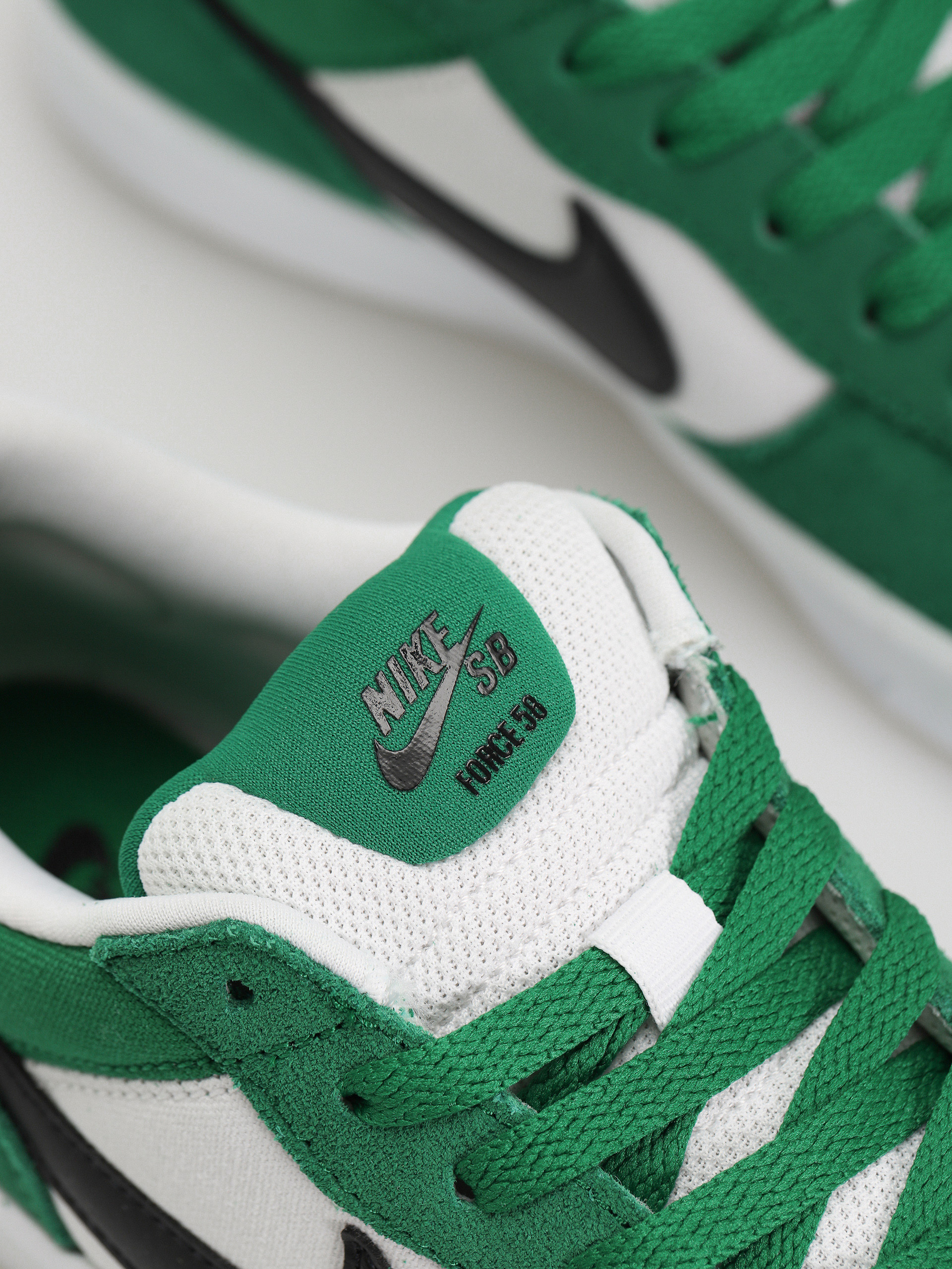Nike SB Force 58 Shoes (pine green/black white white)
