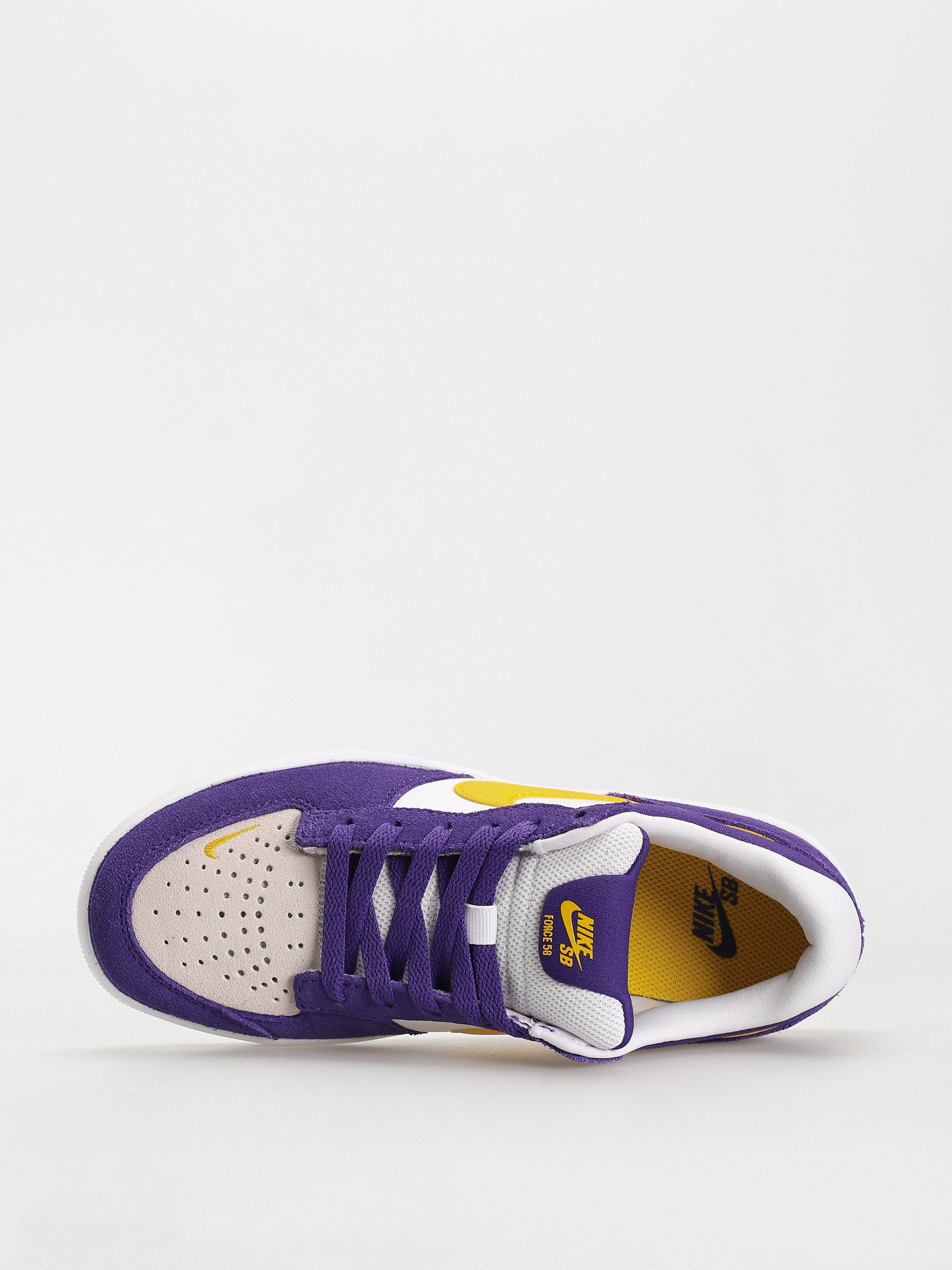 Nike SB Force 58 Shoes (court purple/amarillo white white)