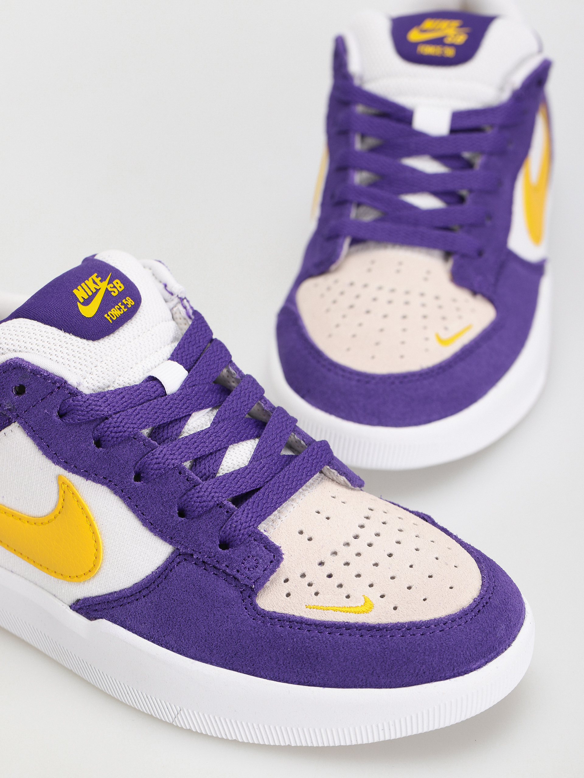 Nike SB Force 58 Schuhe (court purple/amarillo white white)