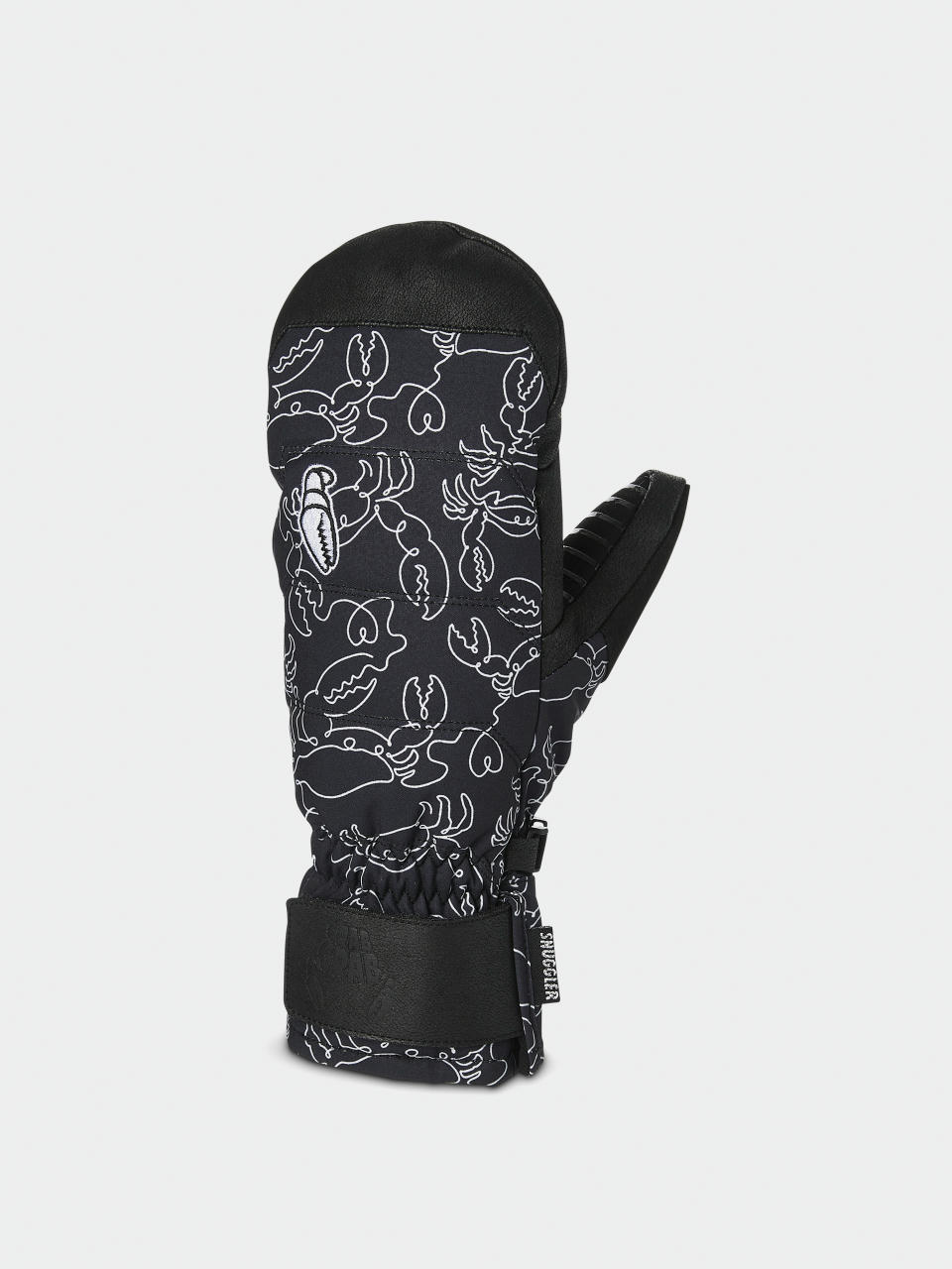 Crab Grab Snuggler Mitt Handschuhe Wmn (crab doodle black)