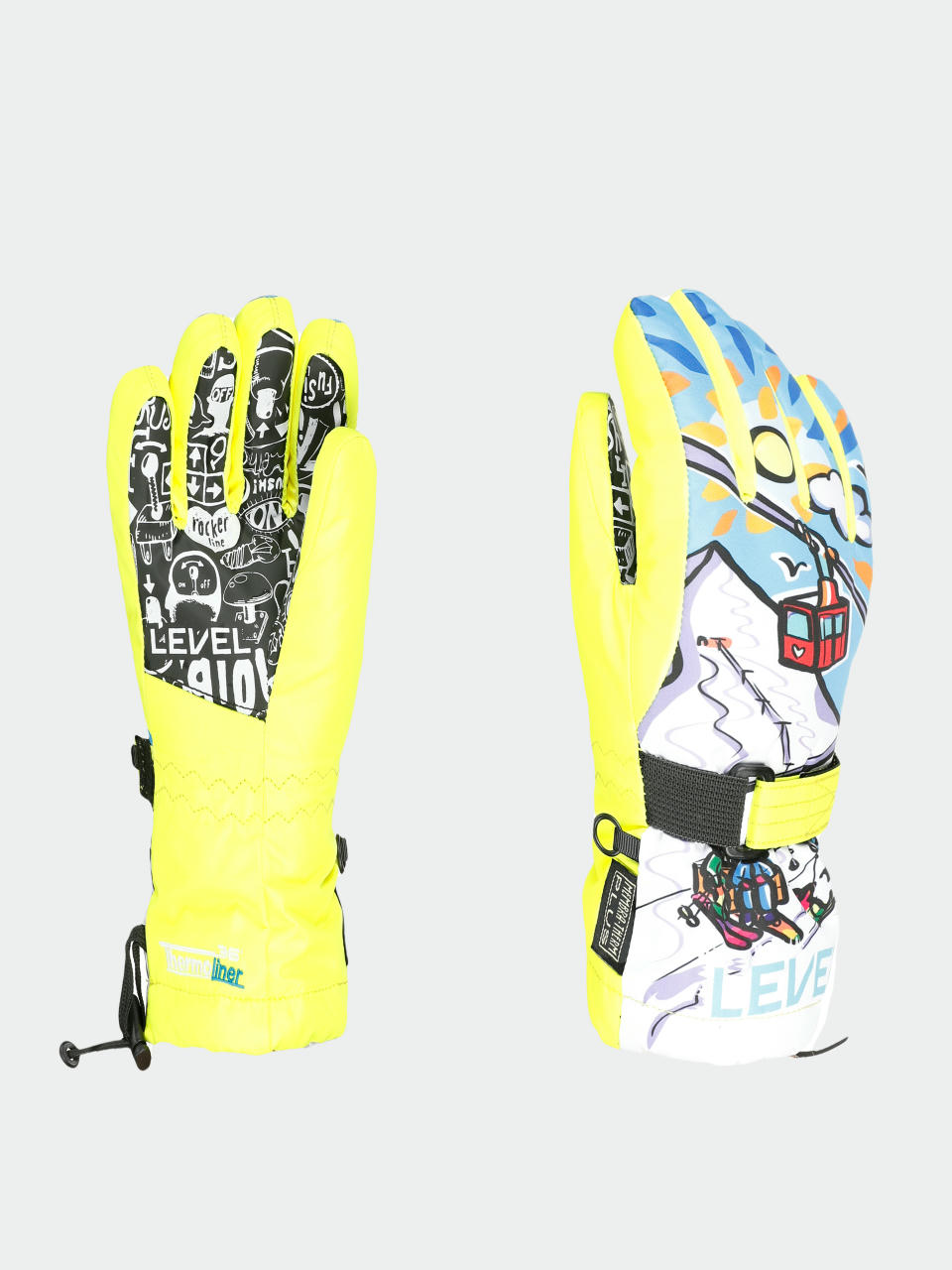 Level Junior JR Gloves (yellow)