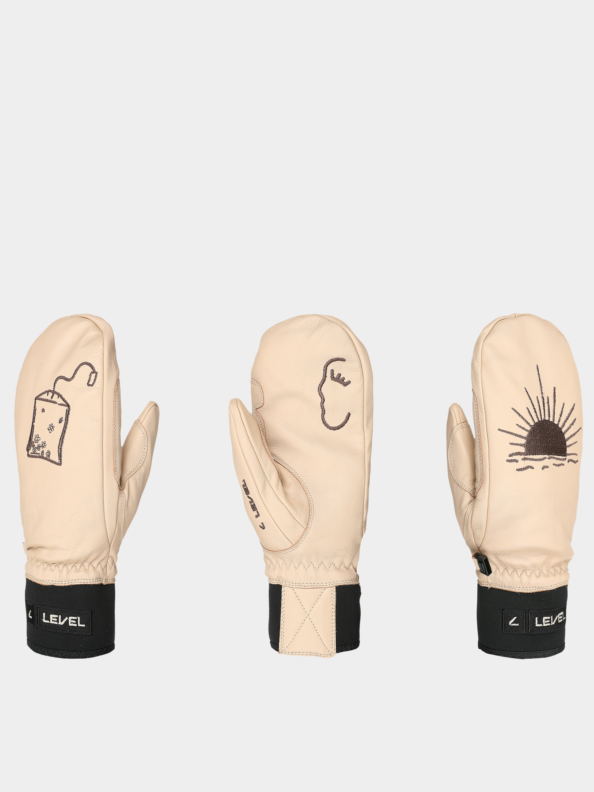 Level Joy Mitt Gloves Wmn (beige)