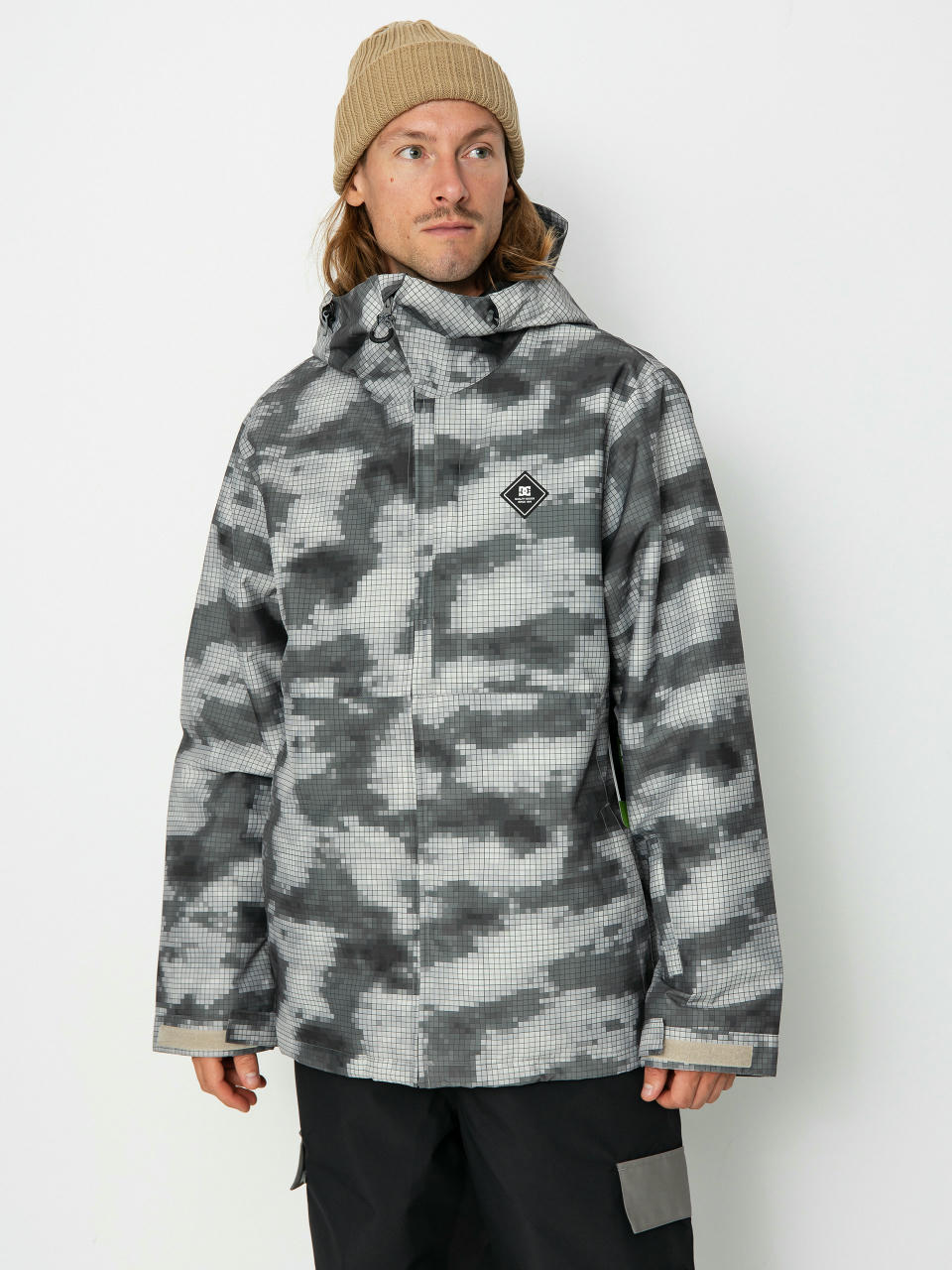 DC Basis Print Snowboardjacke (cloud cover)