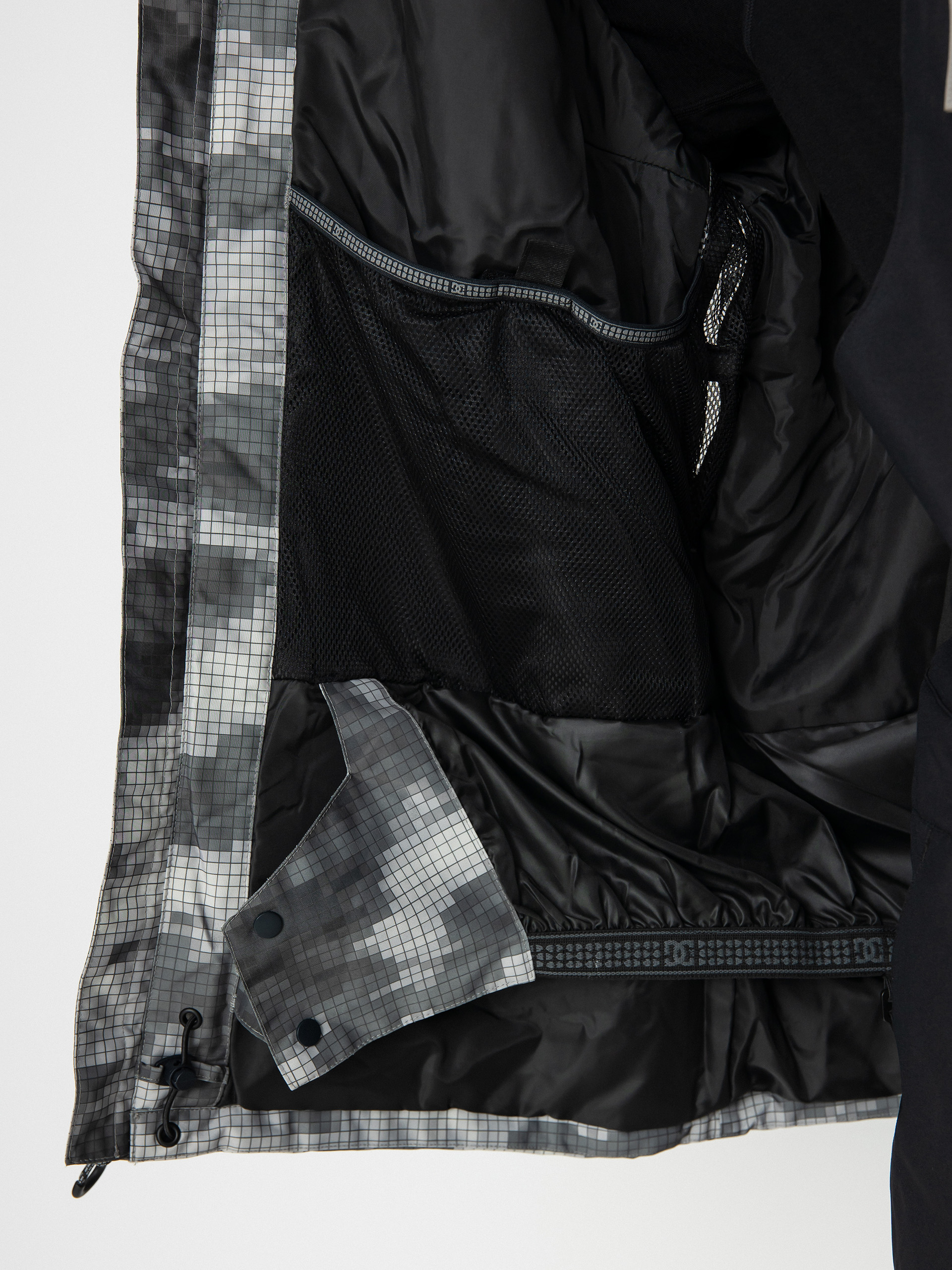 Mens DC Basis Print Snowboard jacket (cloud cover)