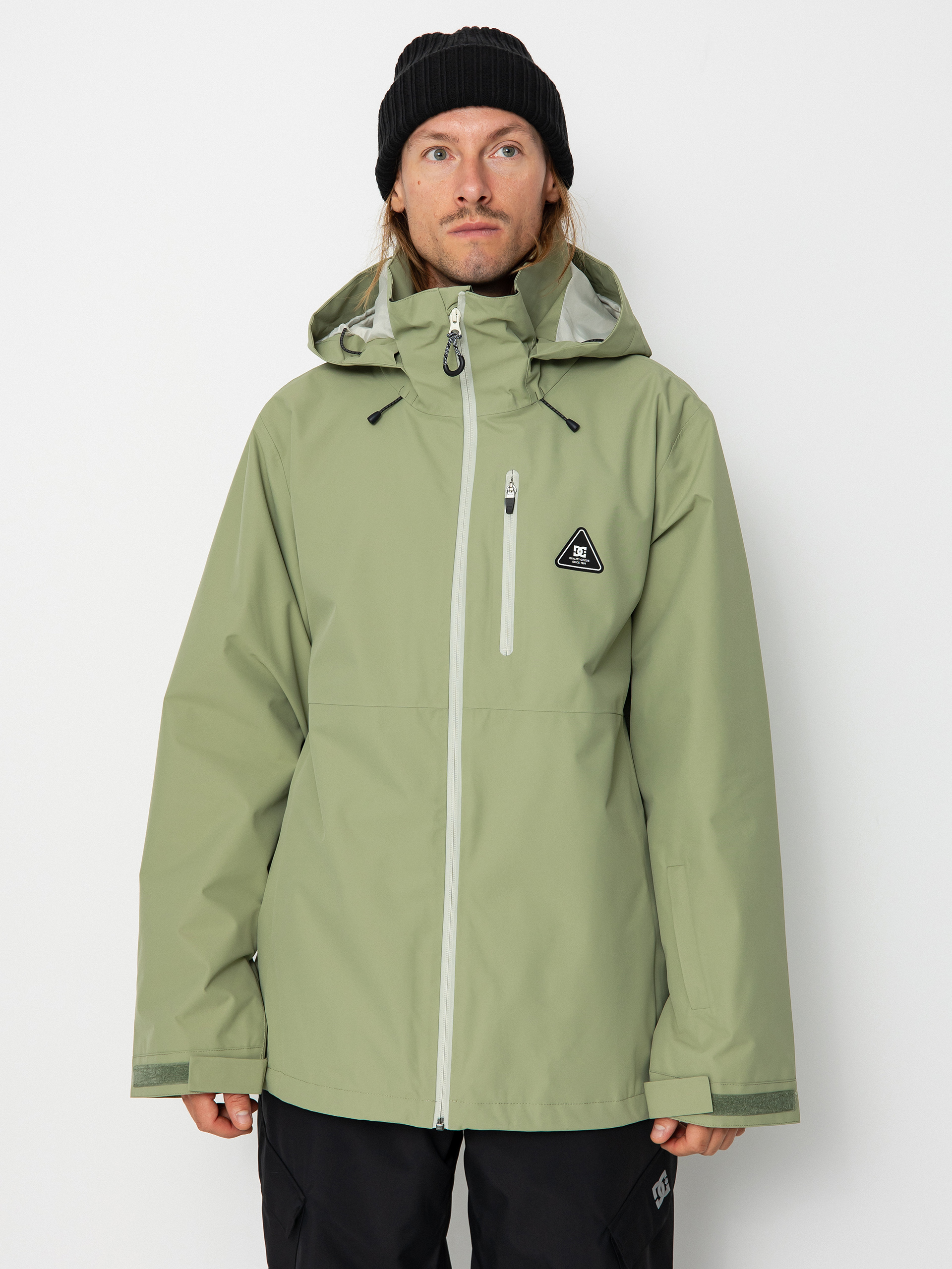 Herren DC Basis 30K Snowboardjacke (oil green)