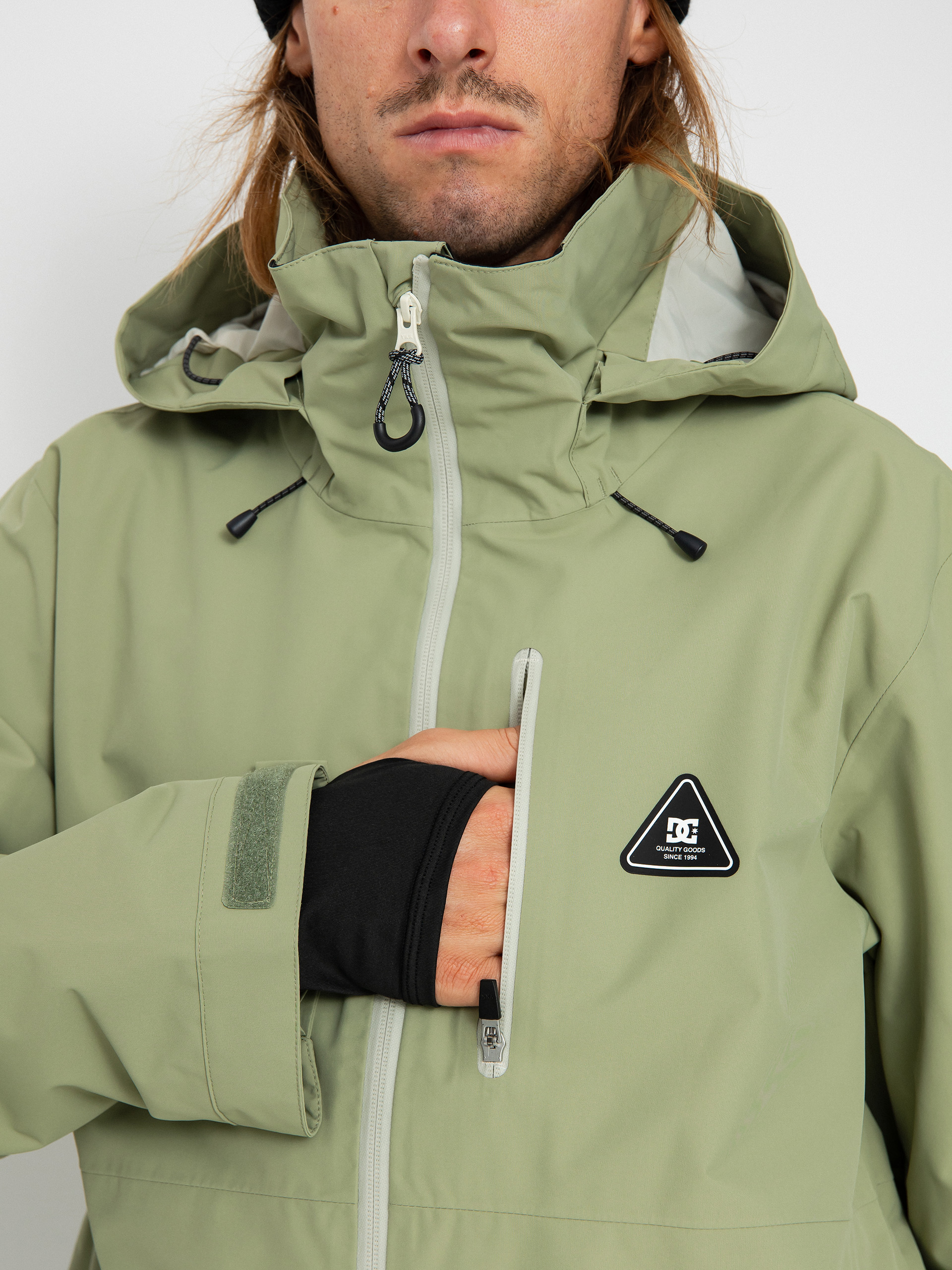 Mens DC Basis 30K Snowboard jacket (oil green)