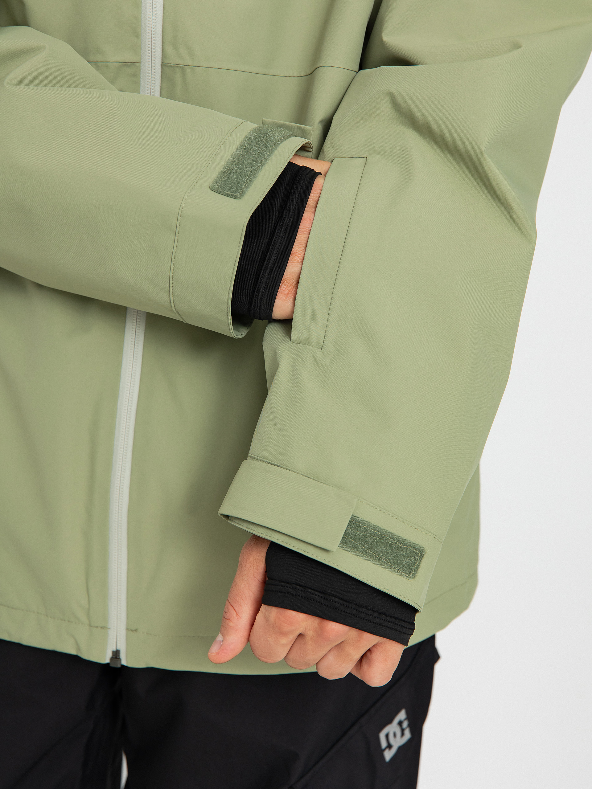 Mens DC Basis 30K Snowboard jacket (oil green)