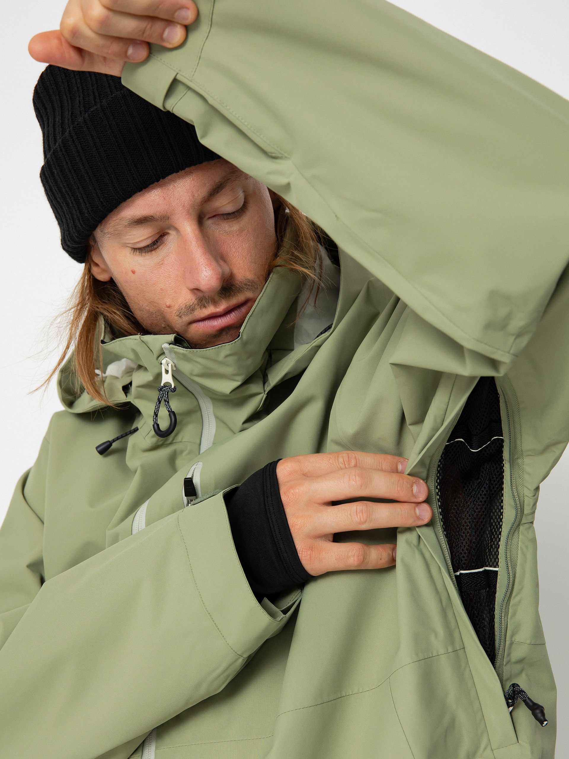 Mens DC Basis 30K Snowboard jacket (oil green)