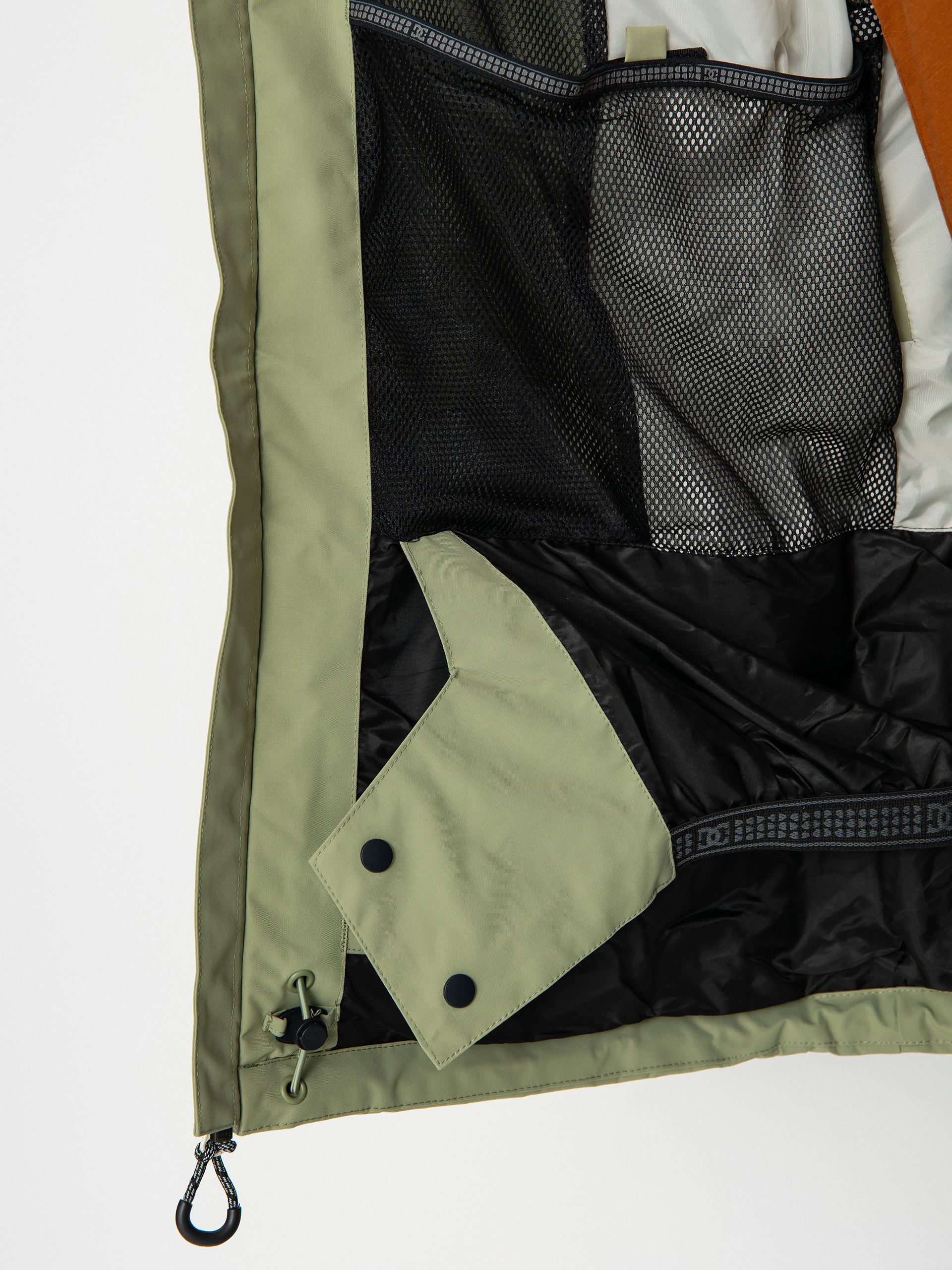 Mens DC Basis 30K Snowboard jacket (oil green)