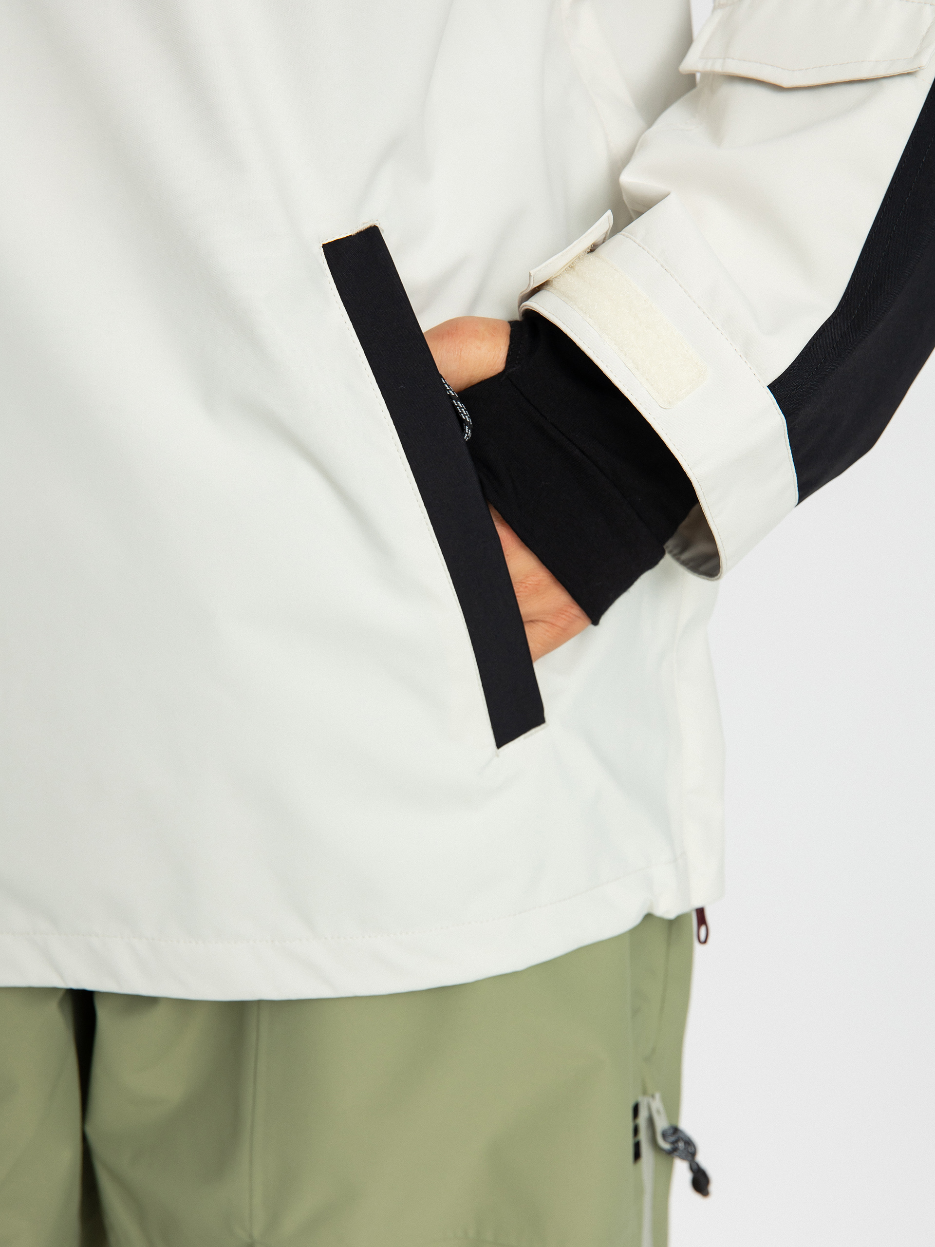 Mens DC 43 Anorak Snowboard jacket (silver birch)