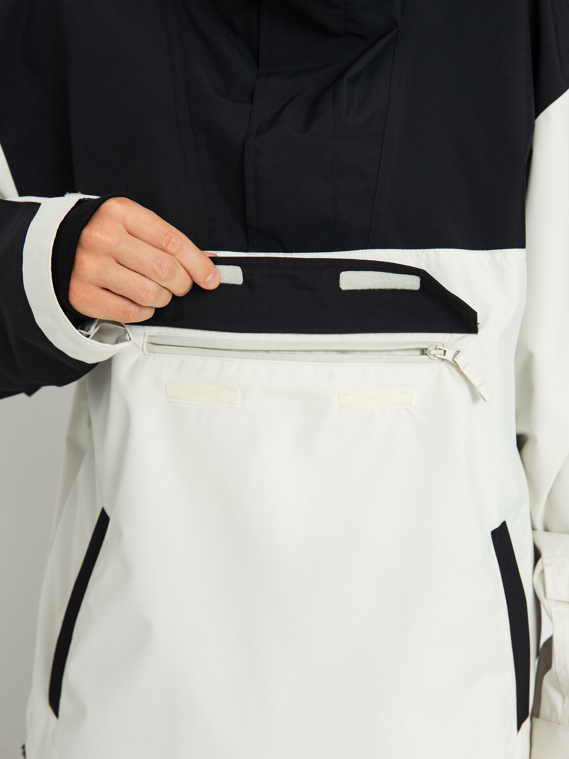 Mens DC 43 Anorak Snowboard jacket (silver birch)