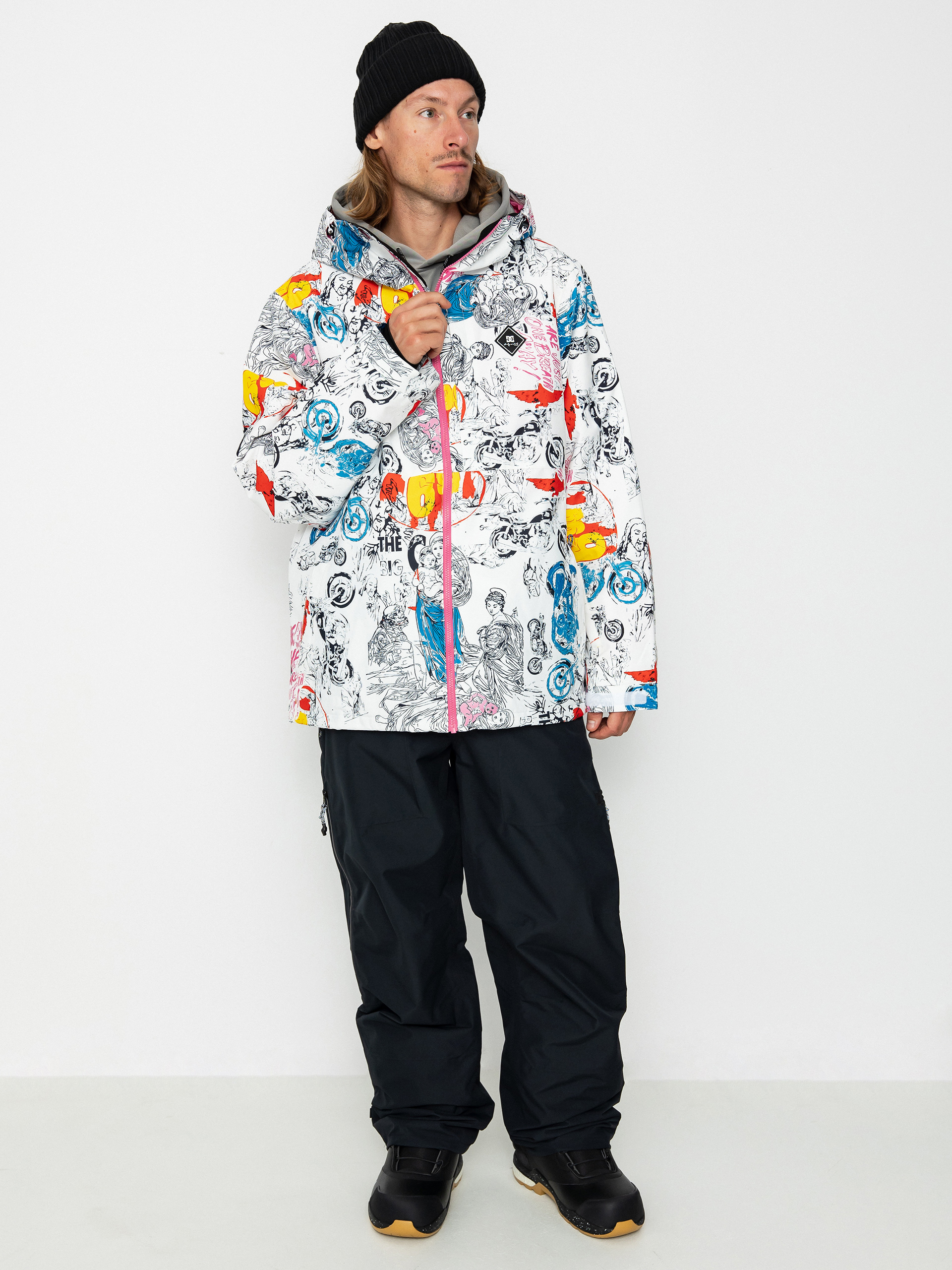 Mens DC Aw Basis Snowboard jacket (saints and sinners)