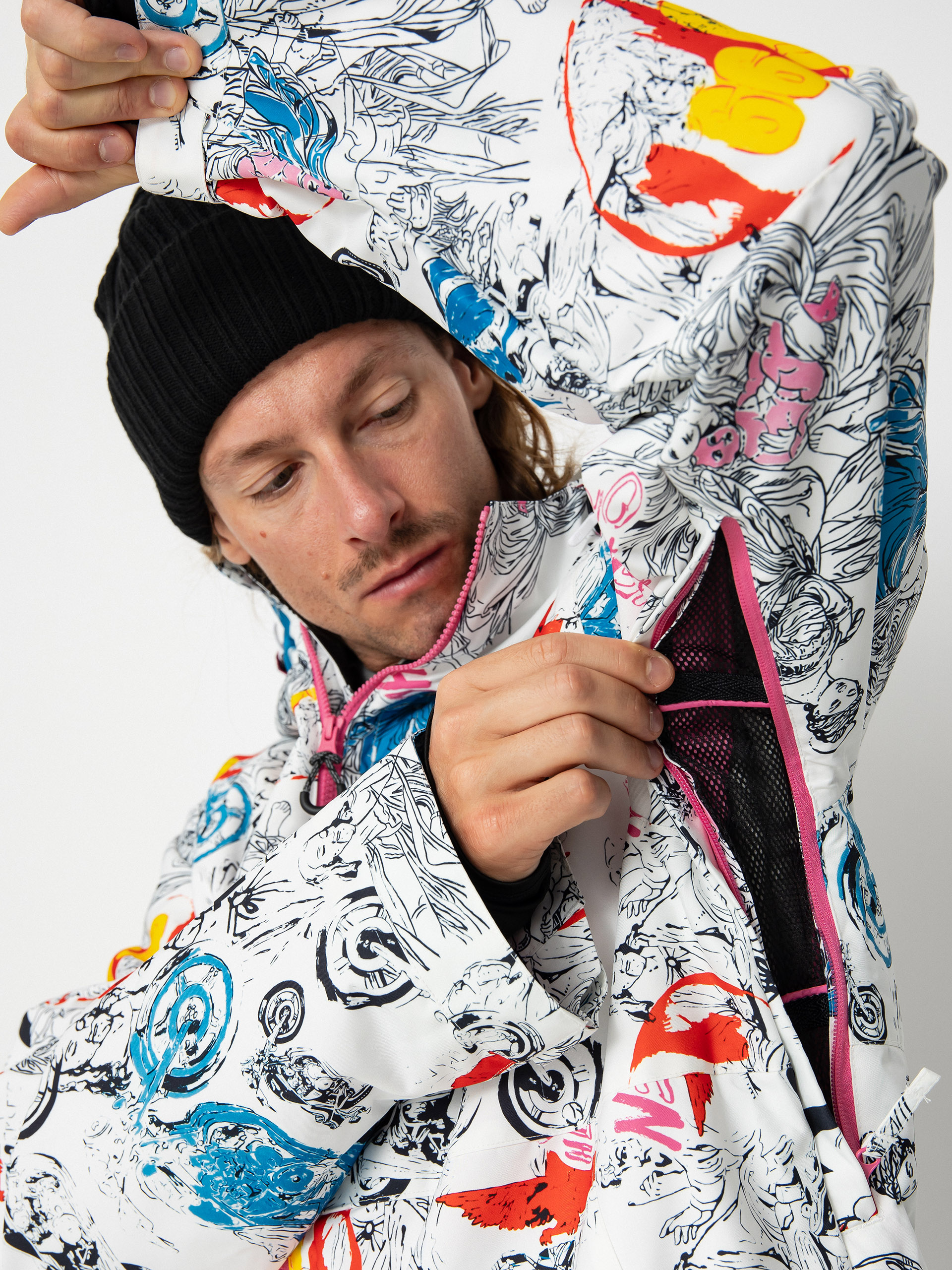 Mens DC Aw Basis Snowboard jacket (saints and sinners)