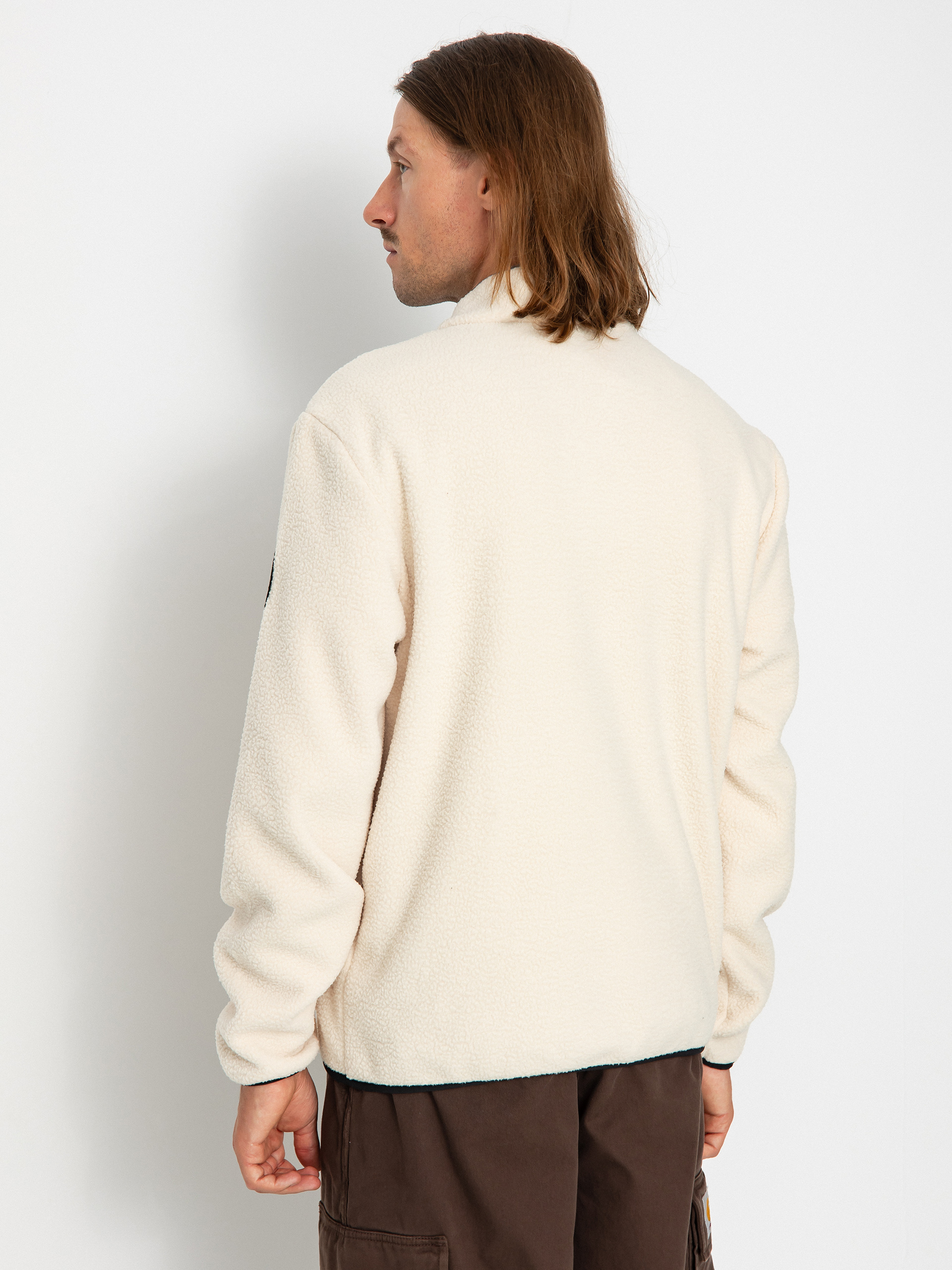 Herren Ellesse Zinco Oh Fleece jacke (off white)