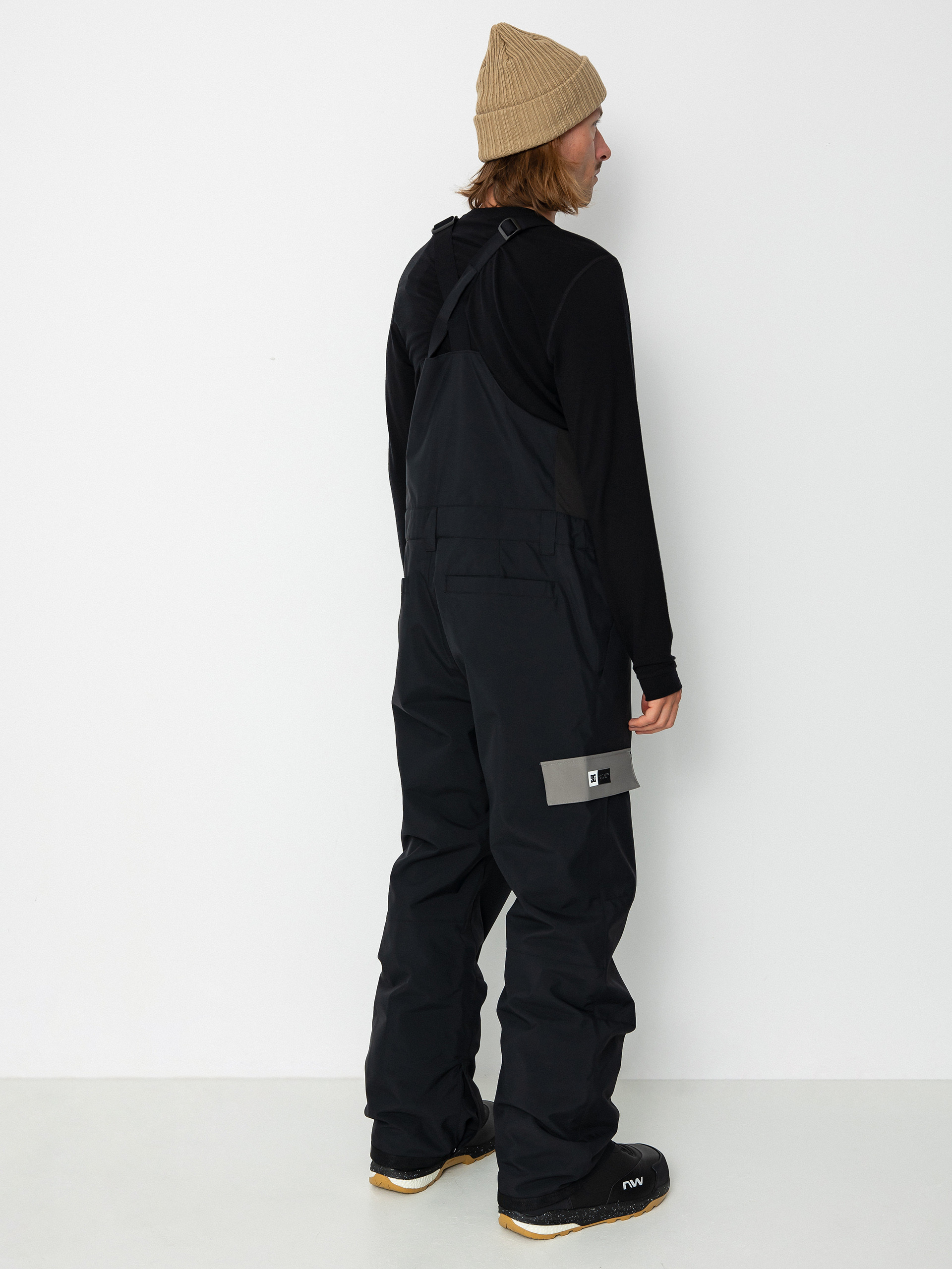 Mens DC Docile Bib Snowboard pants (black)