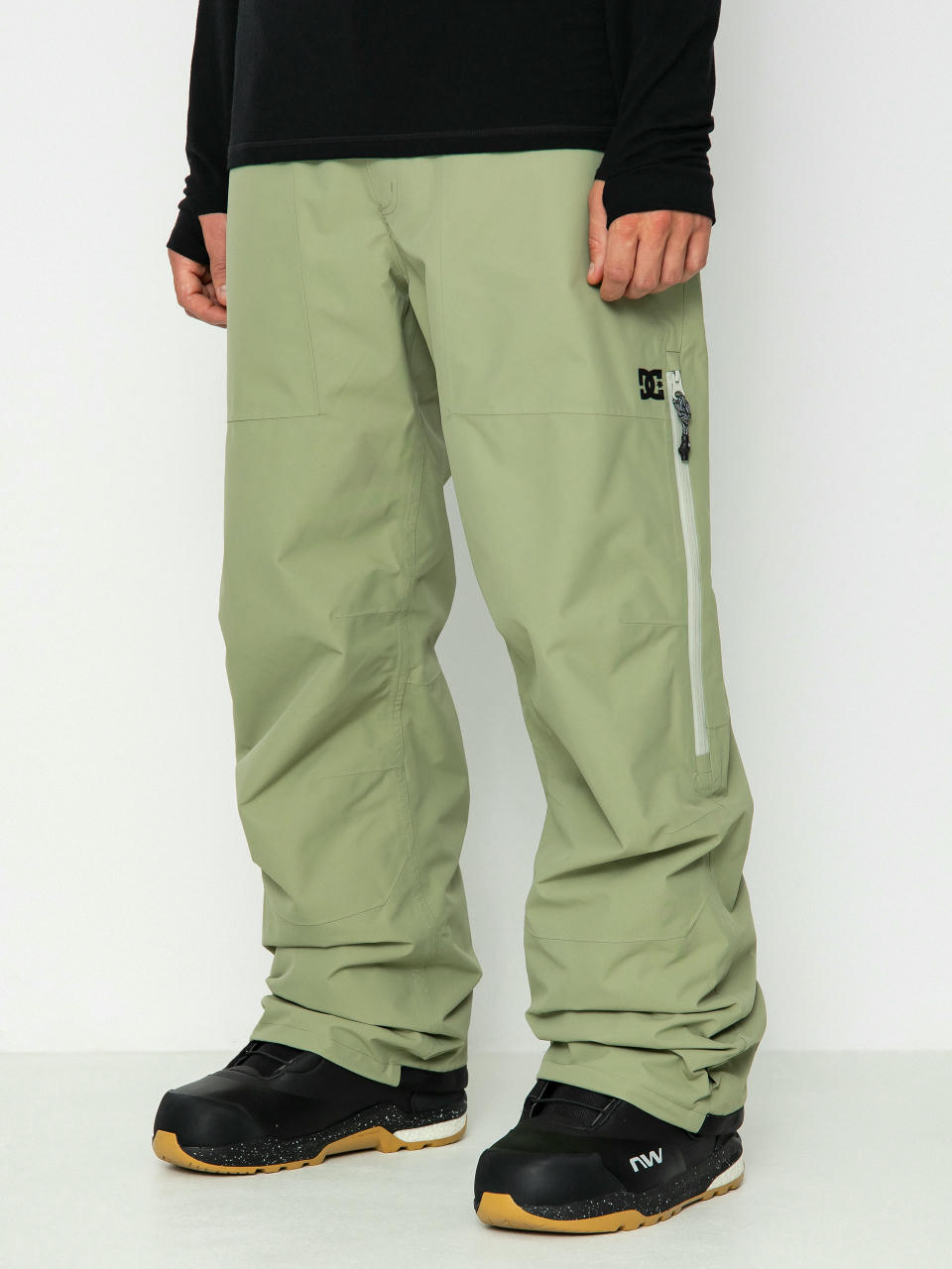 Mens DC Squadron 30K Snowboard pants (oil green)