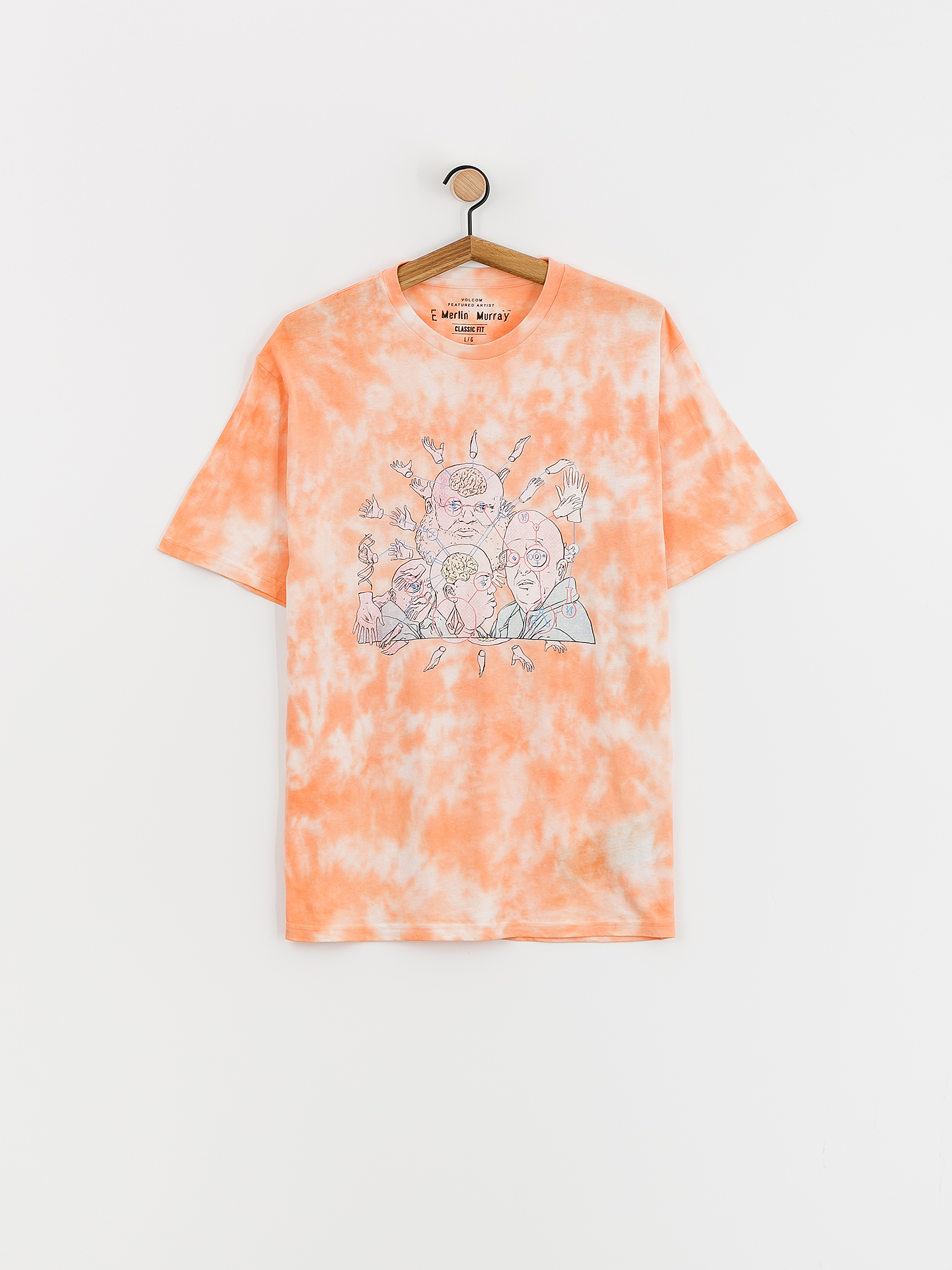 Volcom Fa Ed Merlin Murray Lse 1 T-shirt (peach bud)