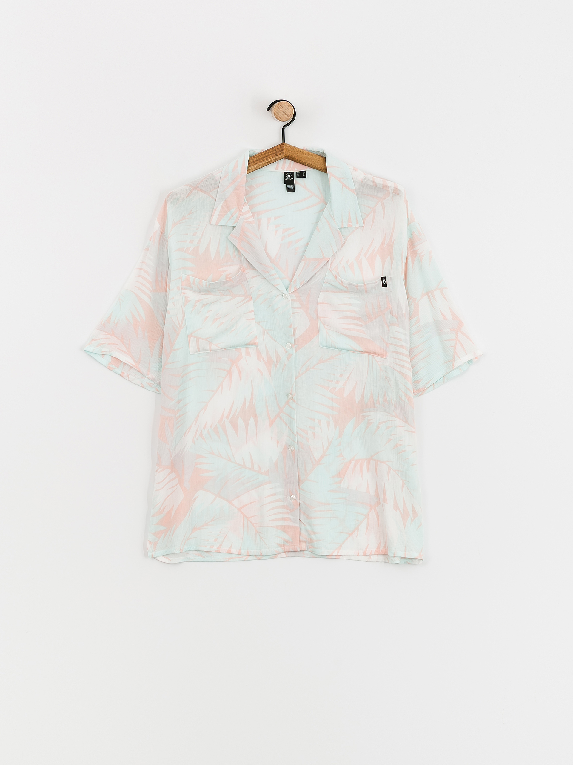 Volcom Palmy Nites Top Hemd Wmn (melon)