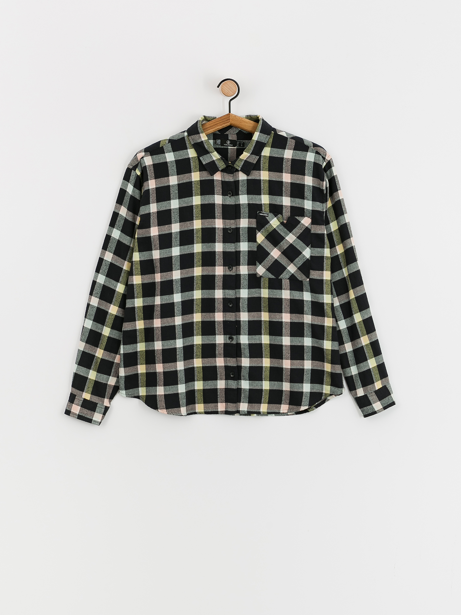Volcom Plaid To Meet U Shirt Wmn (multi)