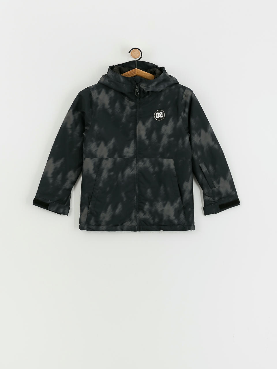 DC Basis Print JR Snowboardjacke (black tree runs)