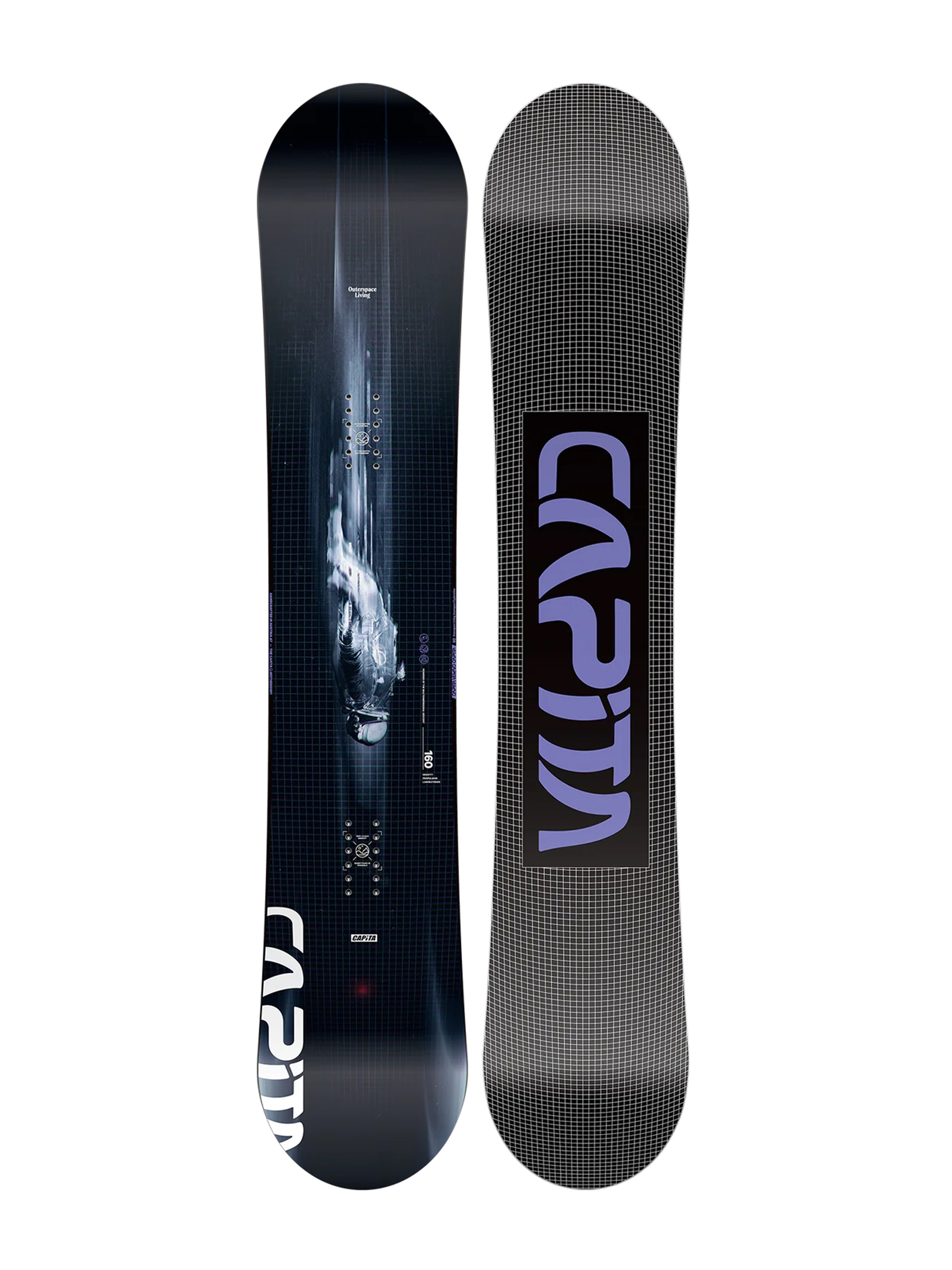 Herren Capita Outerspace Living Snowboard (violet)