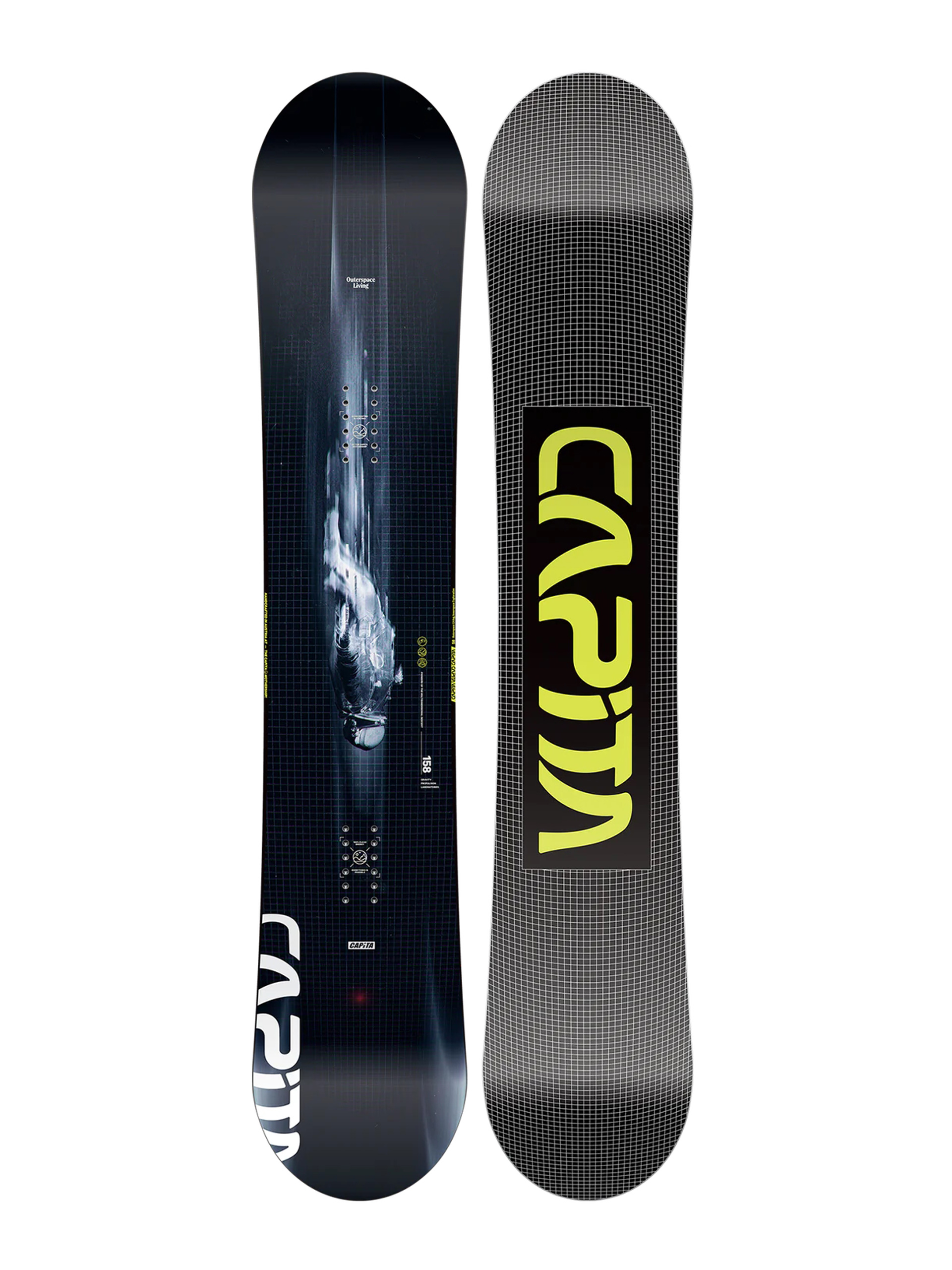 Herren Capita Outerspace Living Snowboard (yellow)